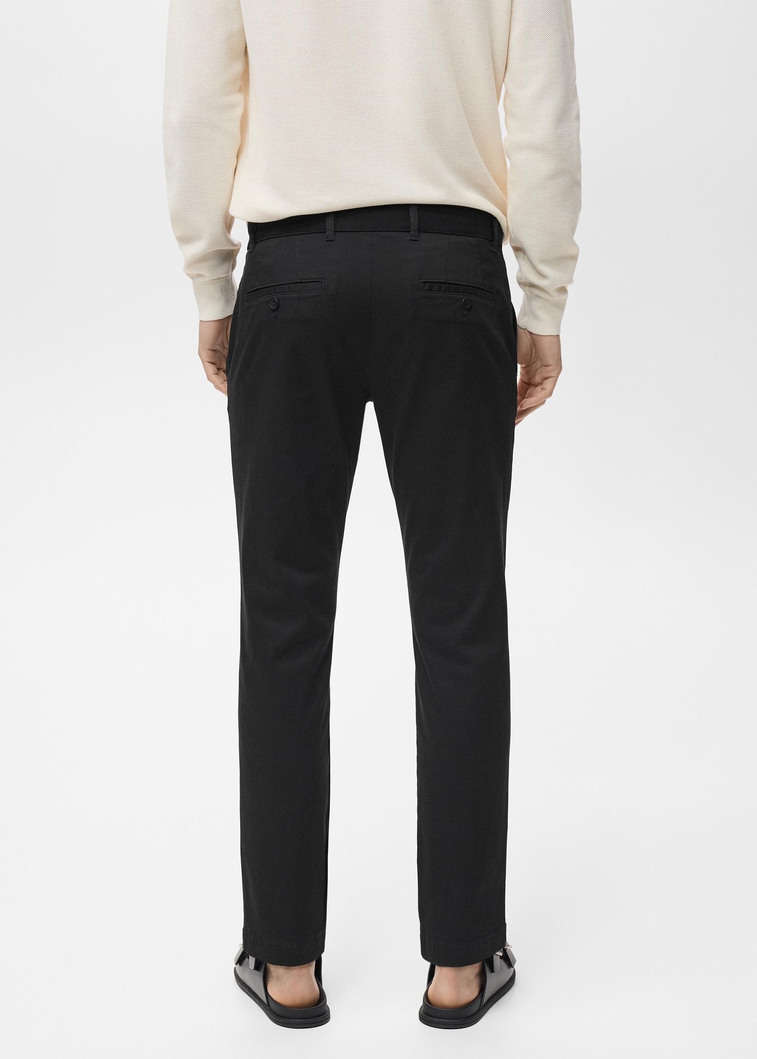 Prato cropped tapered chino pants - Men | MANGO USA Product Image
