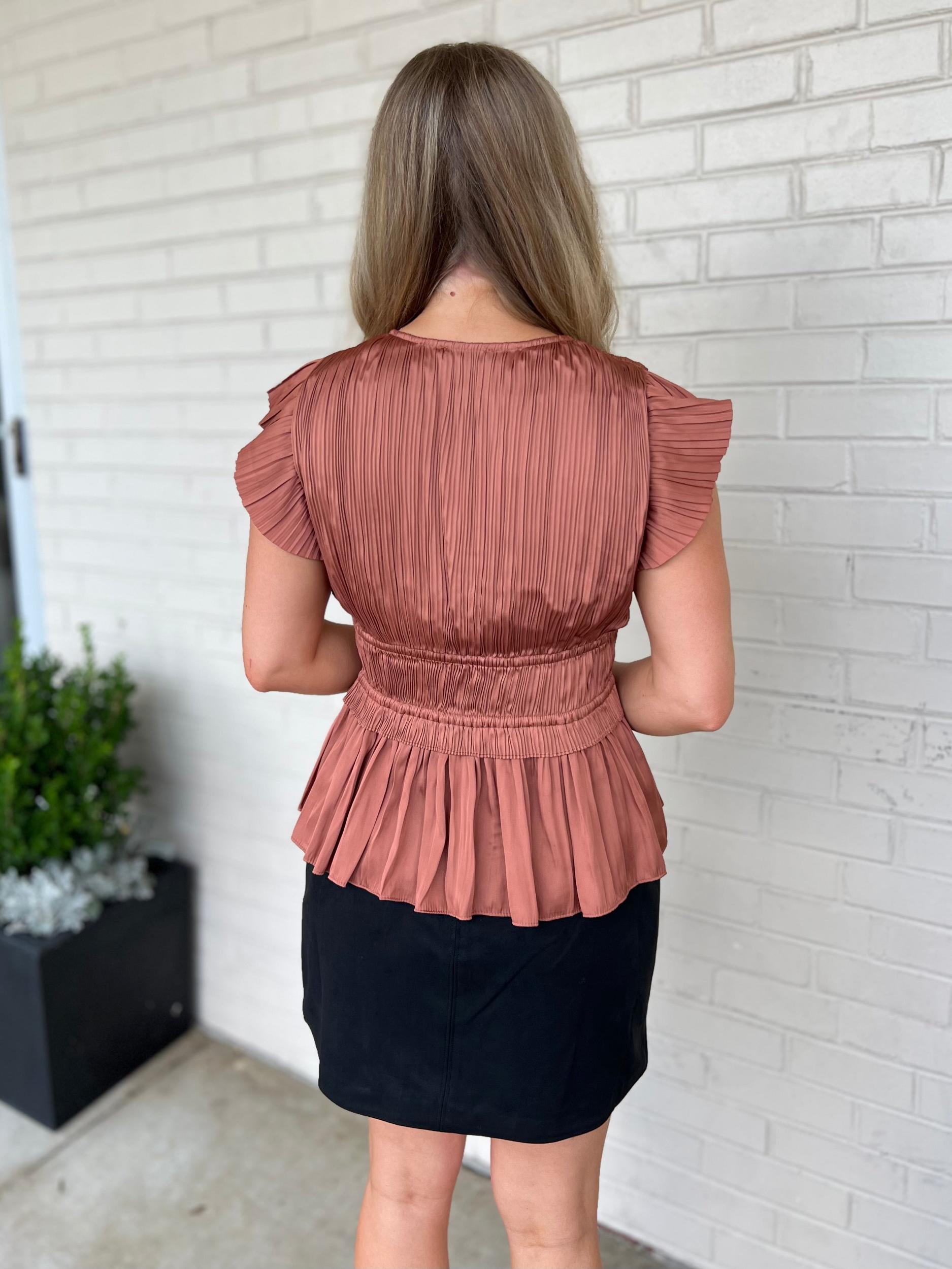 Anastasia V-Neck Blouse Product Image