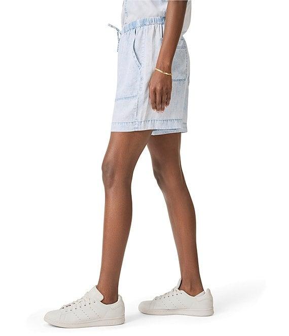 Splendid Angie Indigo Drawstring Shorts Product Image