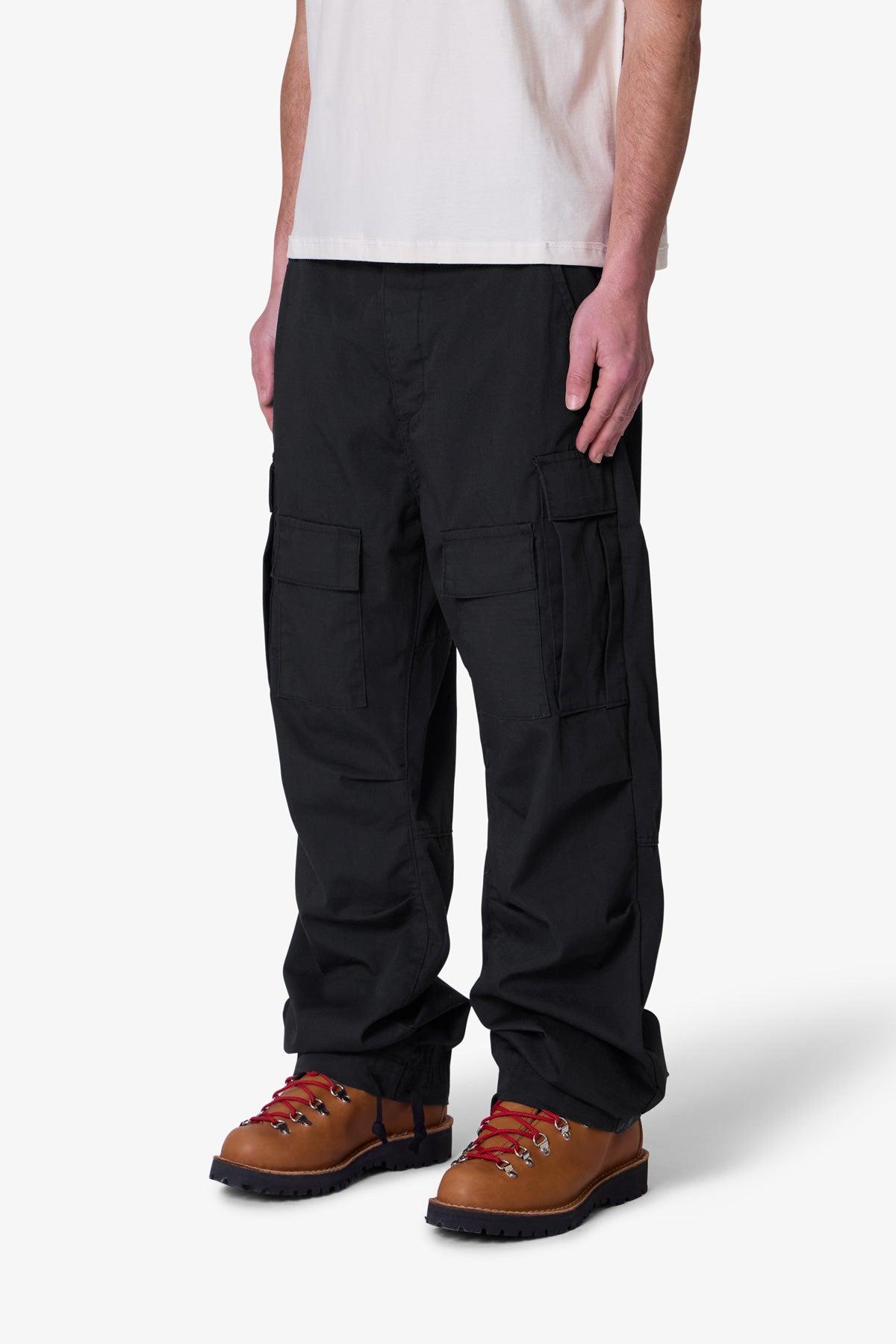 Ultra Baggy Cargo Pants - Black Product Image
