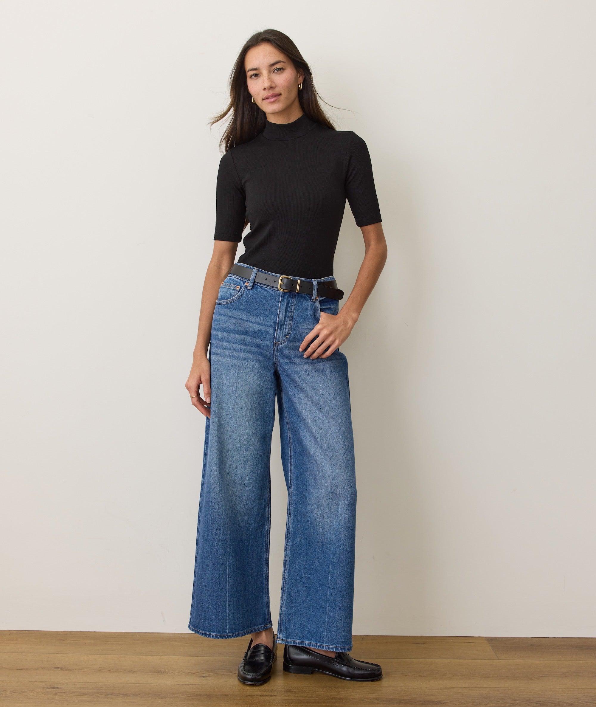 Lexi Rib Mock Neck Top Product Image