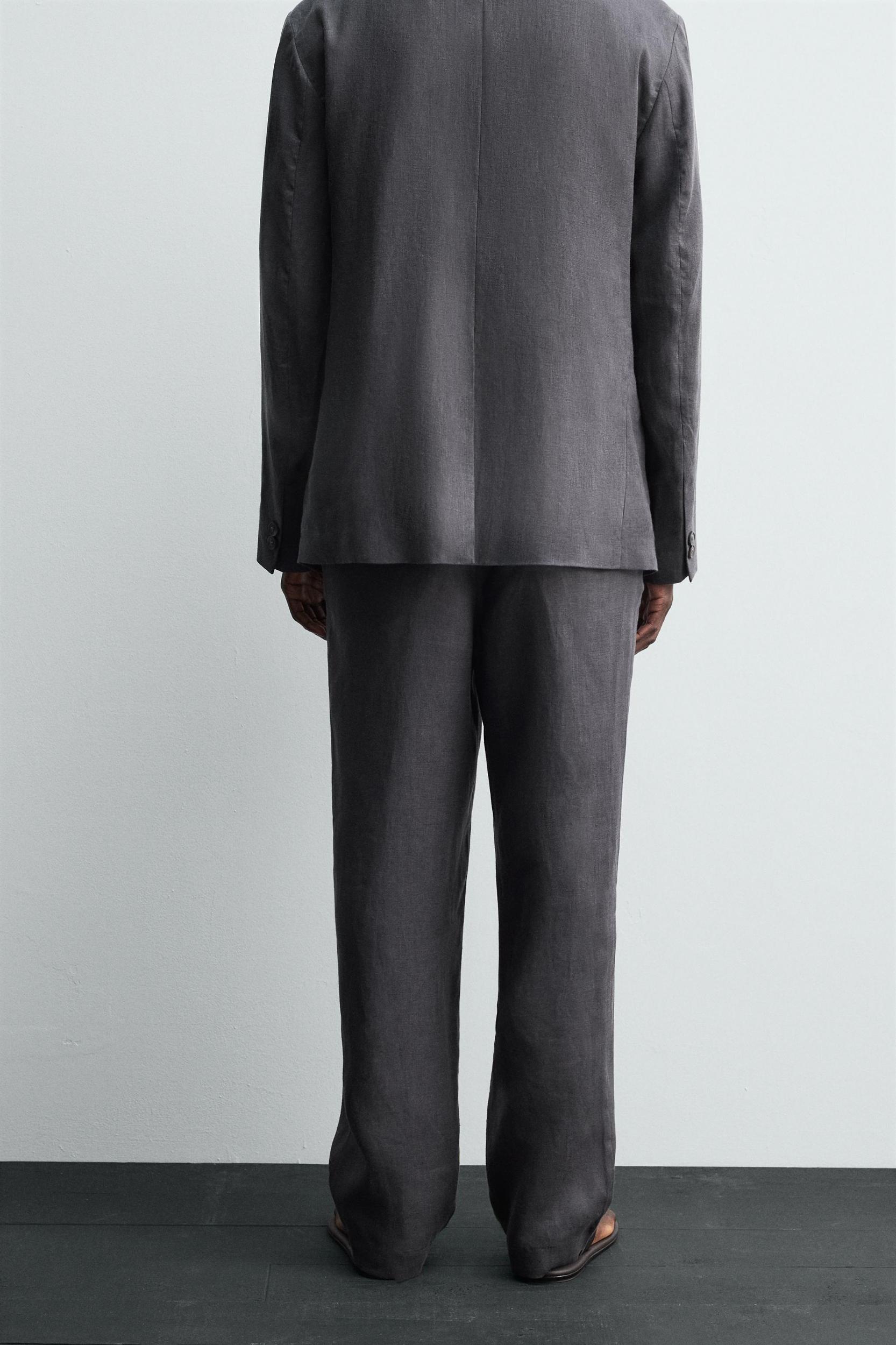 100% LINEN SUIT PANTS Product Image