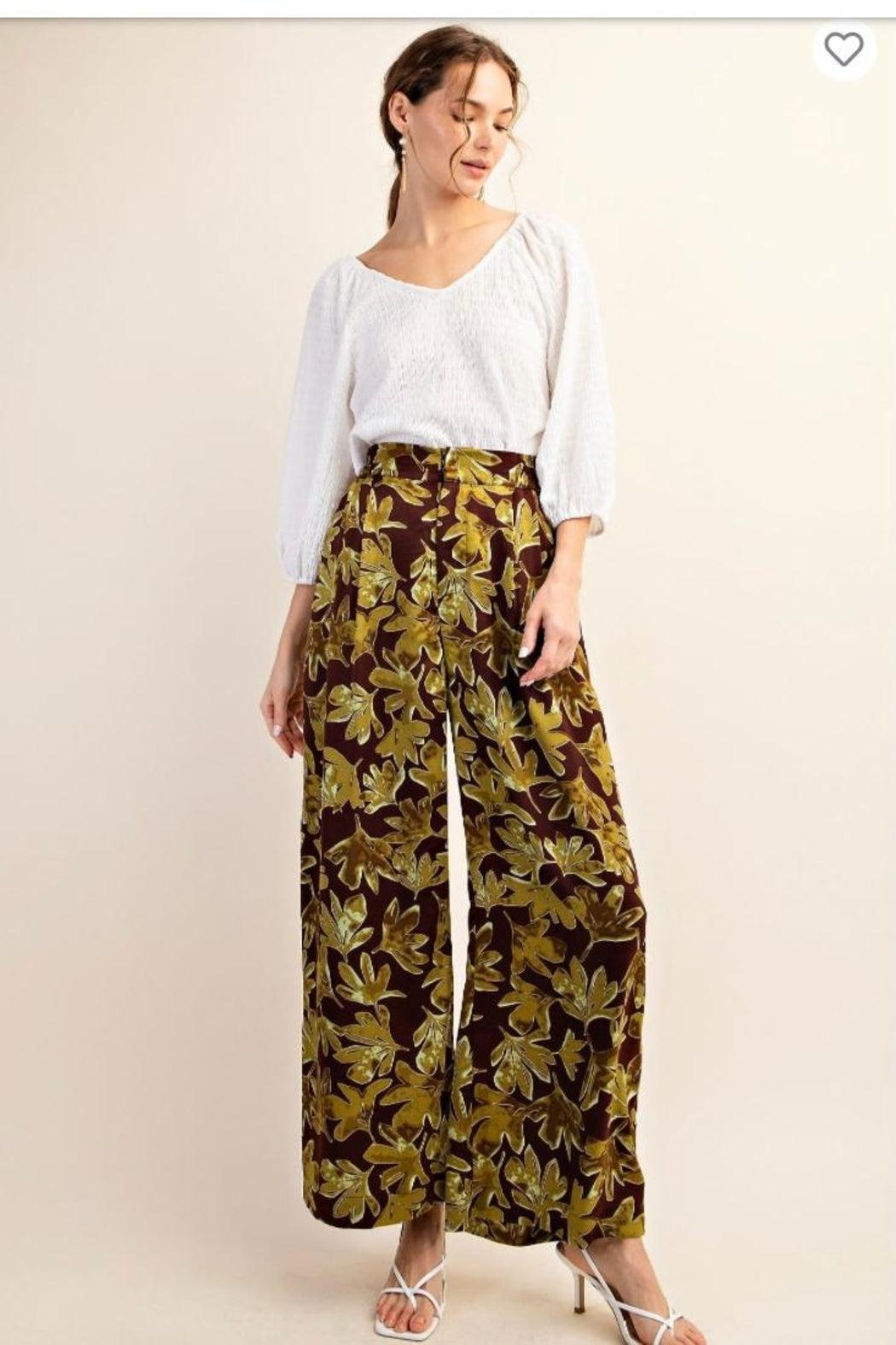 Pants, Satin Palazzo Product Image