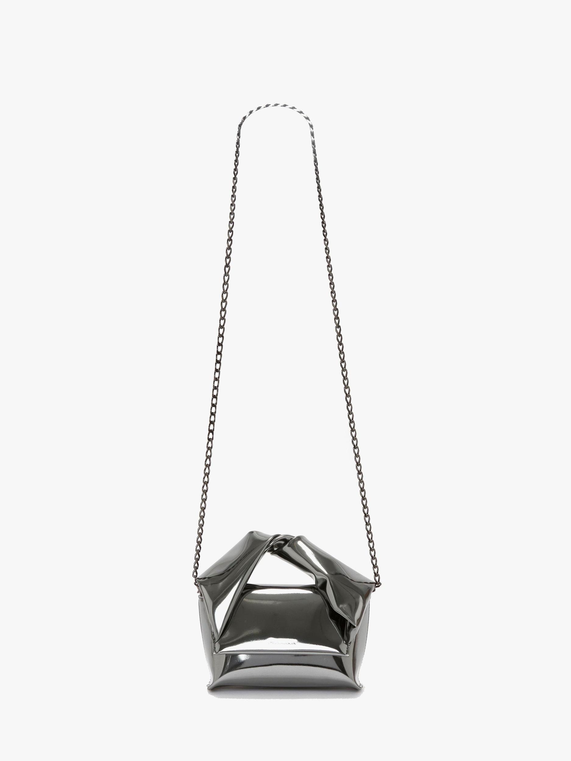 SMALL TWISTER - METALLIC TOP HANDLE BAG Product Image