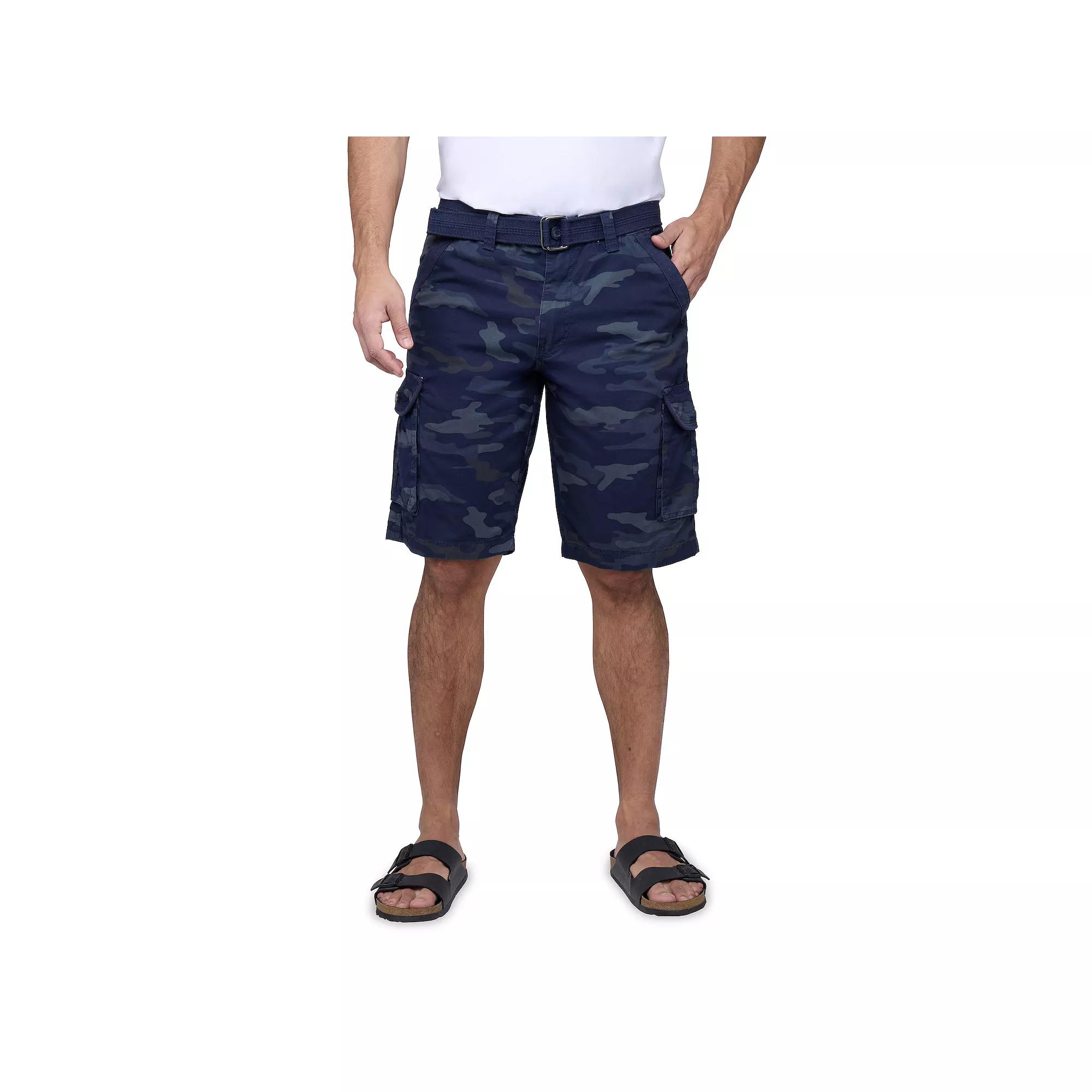 Men's RAW X by Xray Regular-Fit Belted Button Cargo Shorts,  Product Image