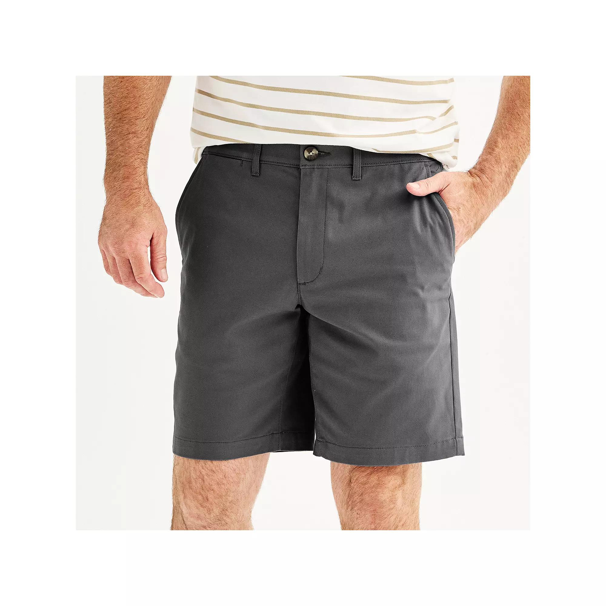Men's Sonoma Goods For Life® 9" Flexwear Flat Front Shorts, Size: 40 9 IN, Magnet Product Image
