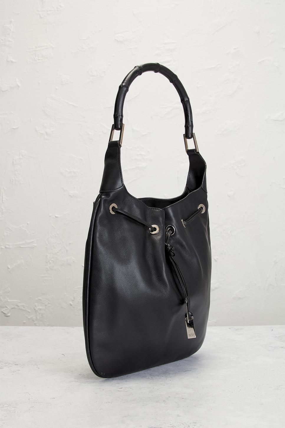 Gucci X Tom Ford Bamboo Drawstring Shoulder Bag FWRD Renew Product Image