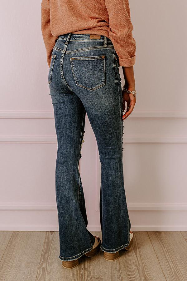 Judy Blue The Athena High Waist Distressed Flare Product Image