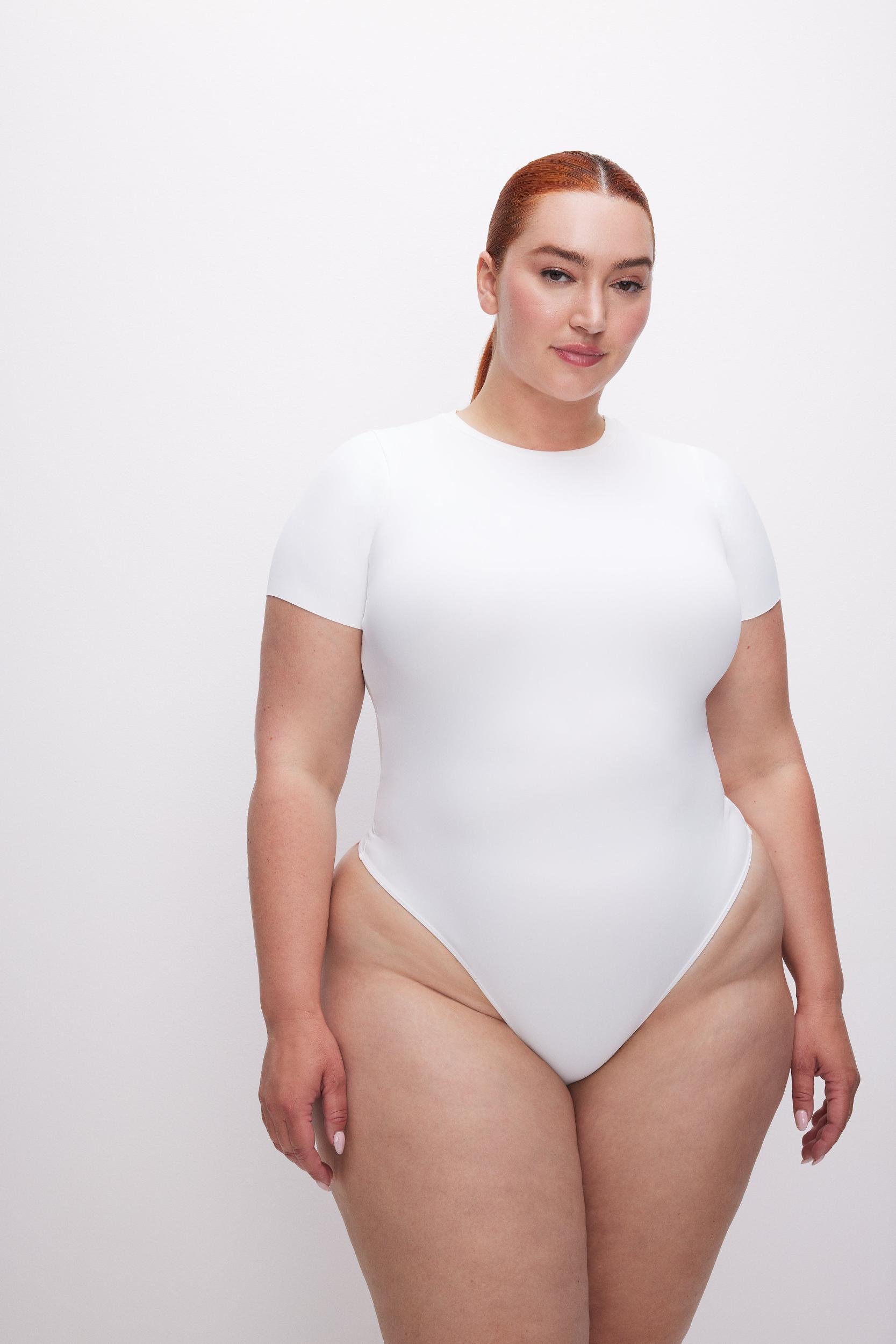 SCUBA TEE BODYSUIT | WHITE001 Product Image