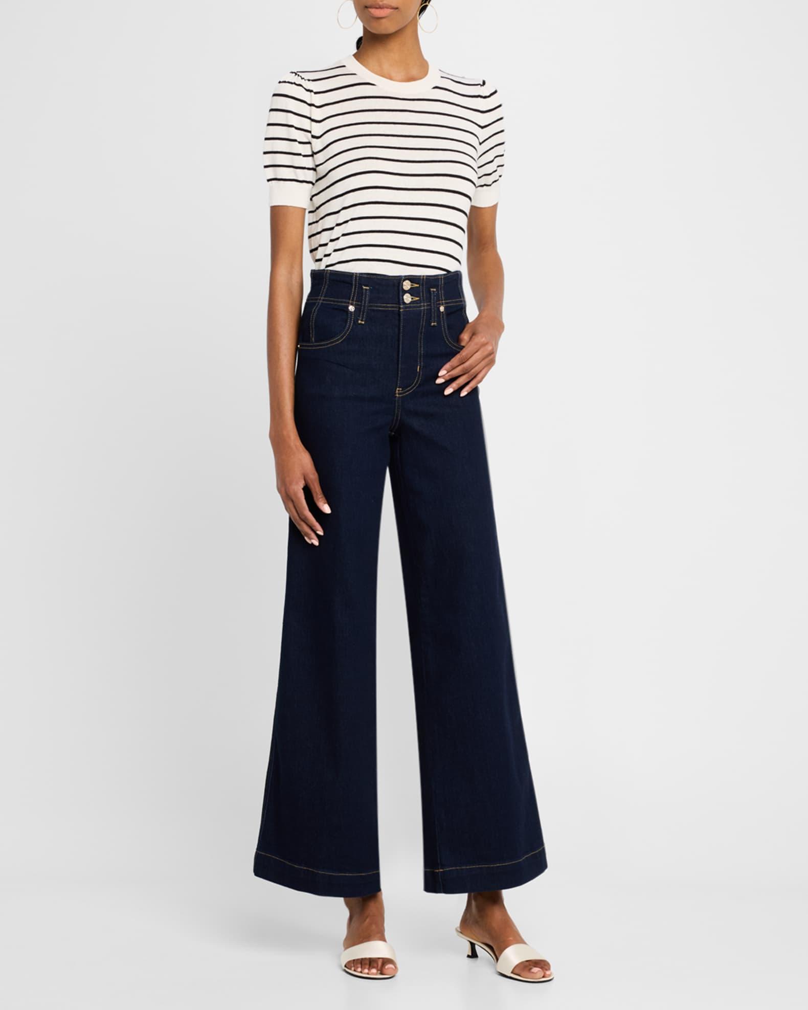 The Seamed Wide Trouser Jeans Product Image