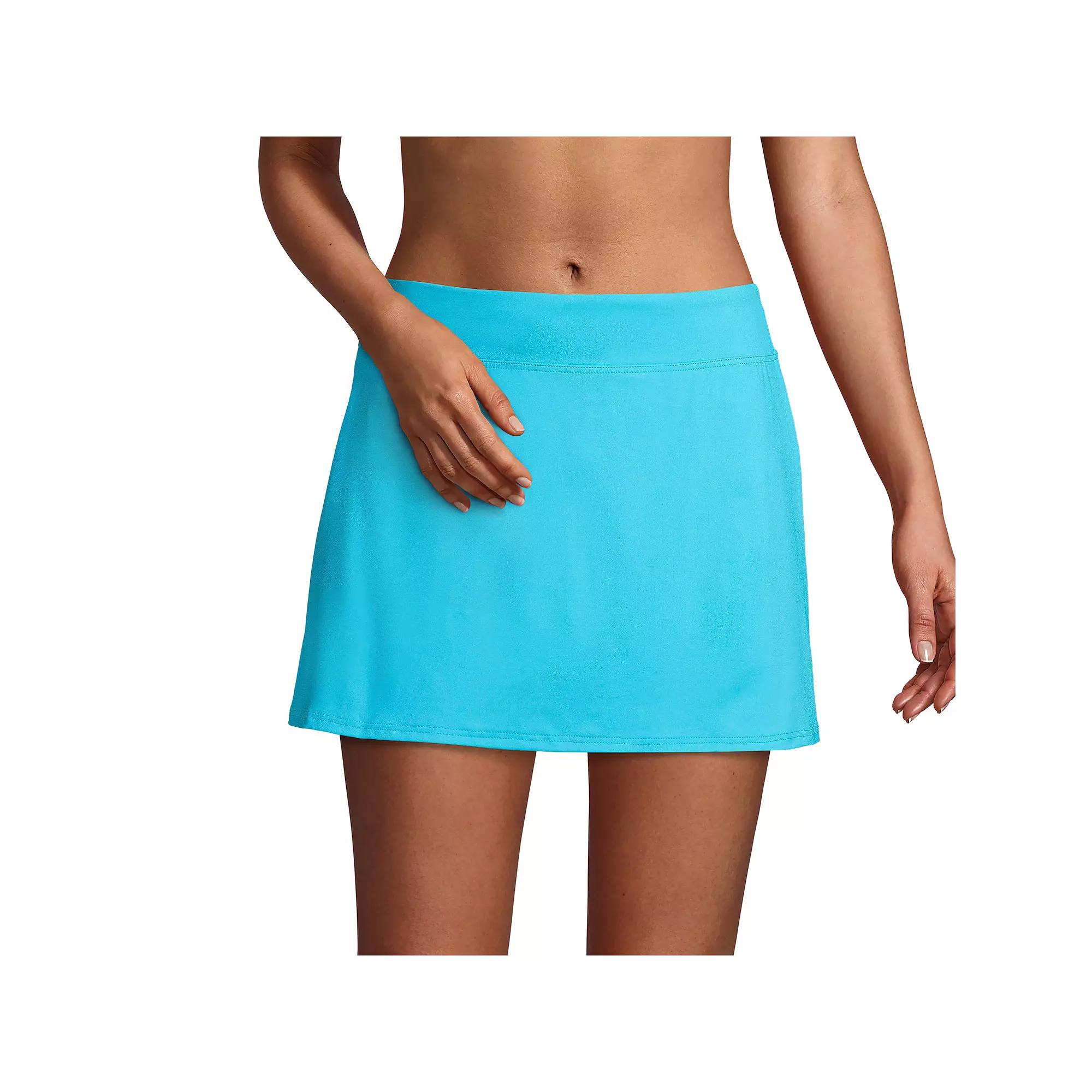 Women's Lands' End Chlorine Resistant Tummy Control Swim Skirt,  Product Image