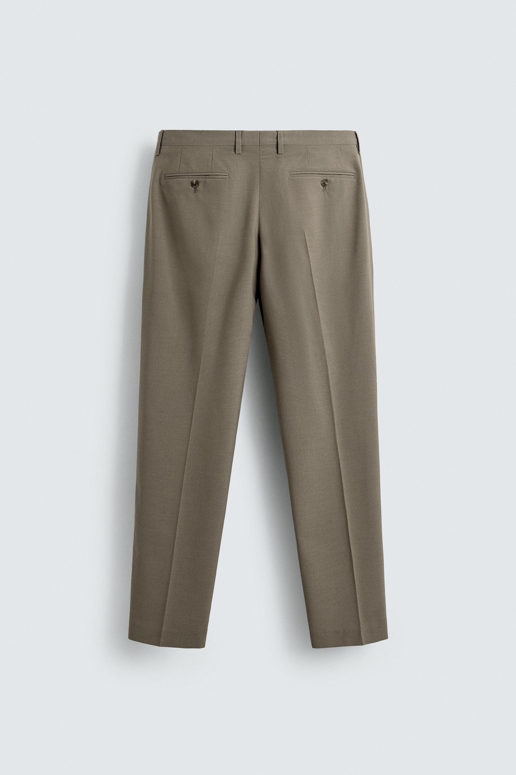 TEXTURED SUIT PANTS Product Image
