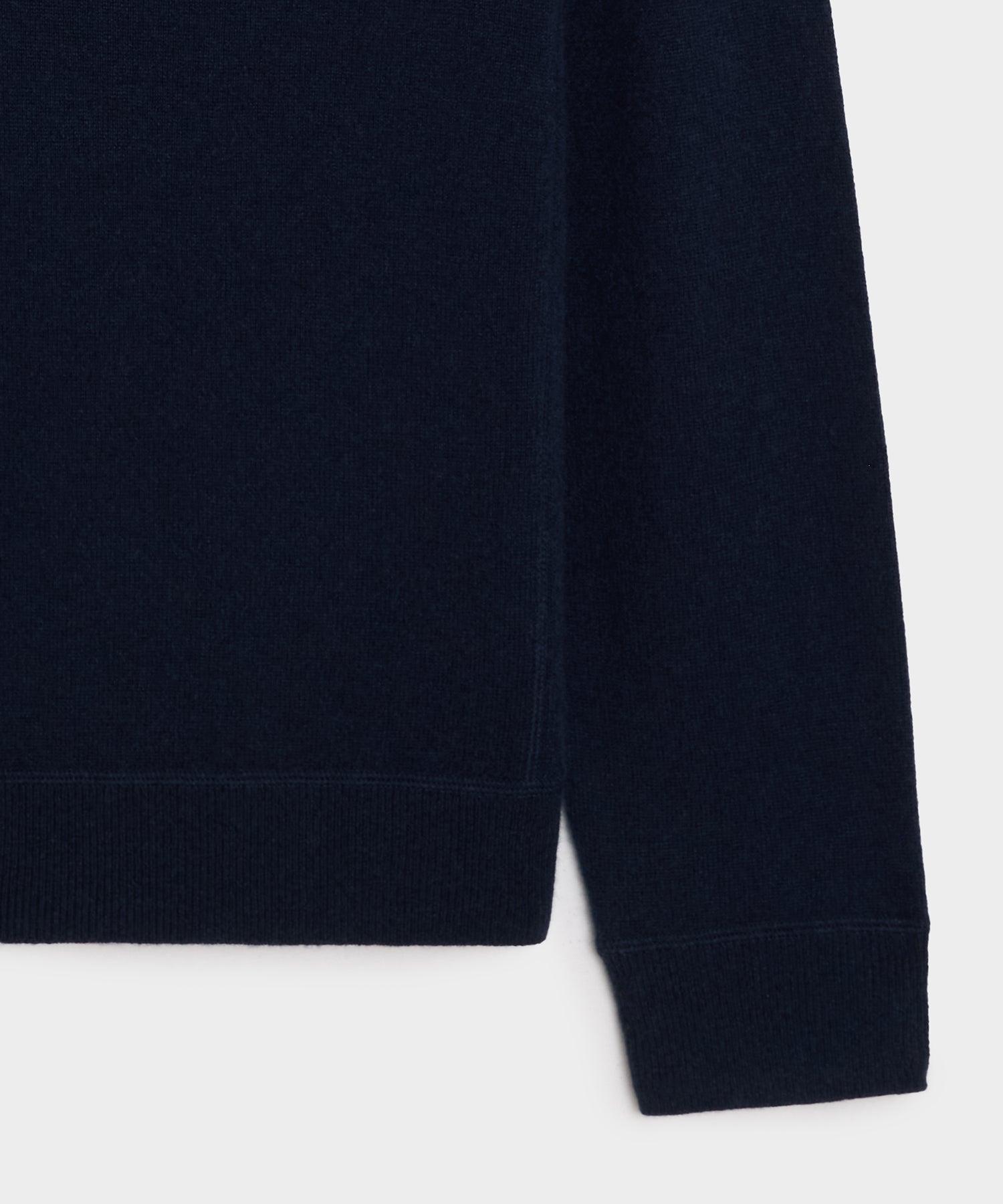 Cashmere Quarter-Zip Sweater Polo Product Image