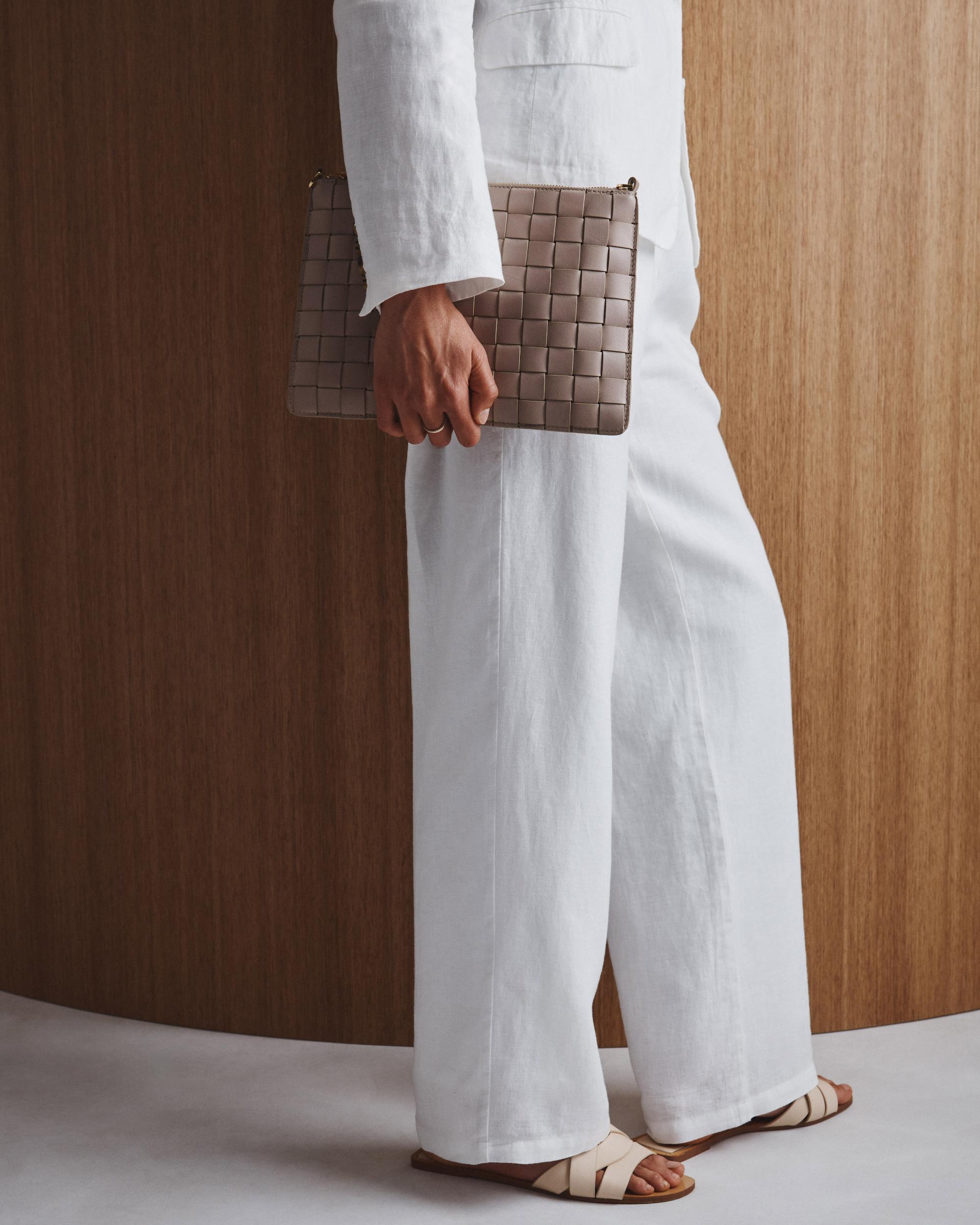 Quince | Women's 100% European Linen Pleated Trouser Product Image