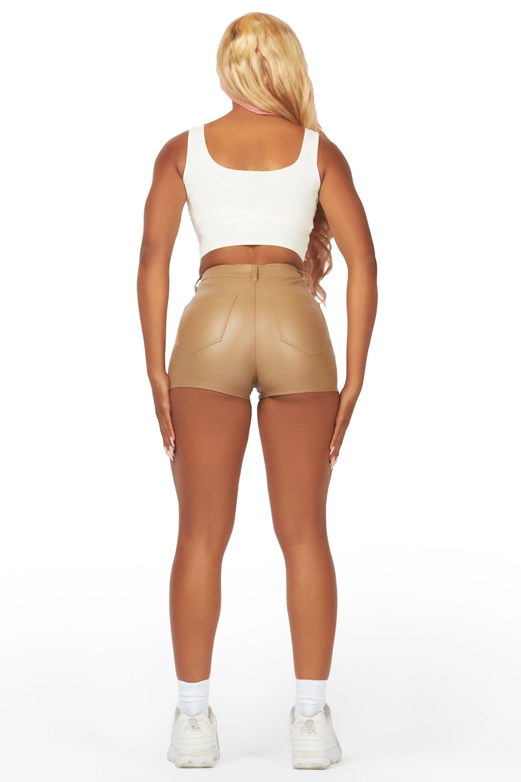 Tamry Tan PU Short Female Product Image