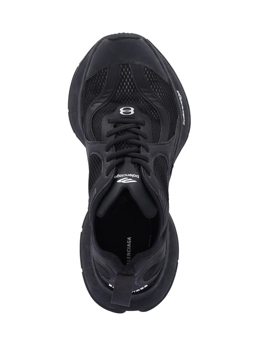 BALENCIAGA Black Mesh And Rubber Circuit Sneakers Product Image