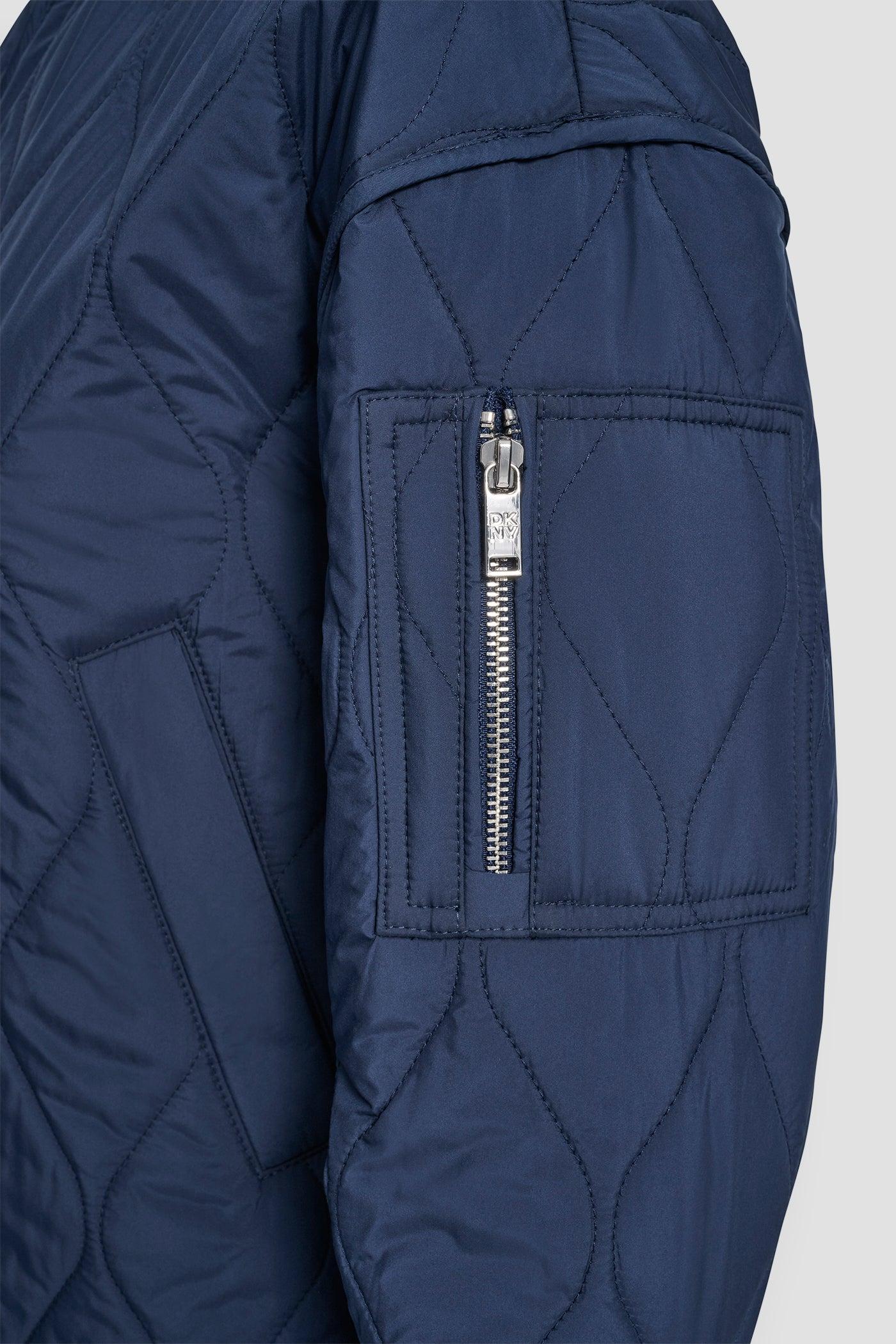 QUILTED BOMBER JACKET Product Image