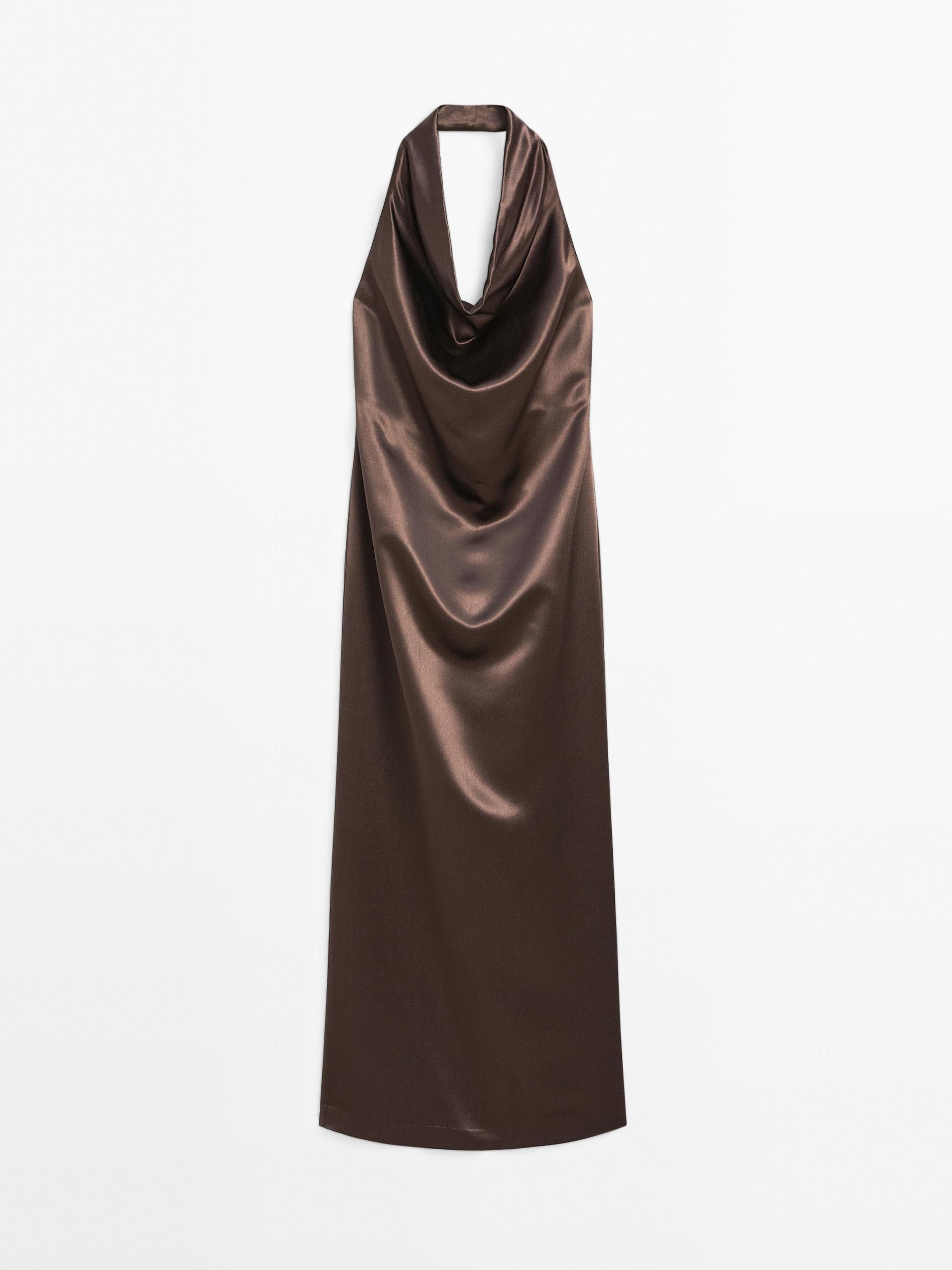 Flowing draped dress - Studio Product Image