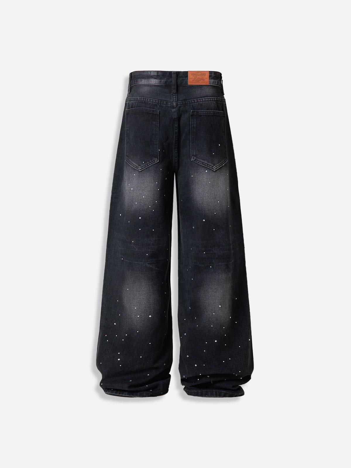 Aelfric Eden Rhinestone Baggy Jeans Product Image