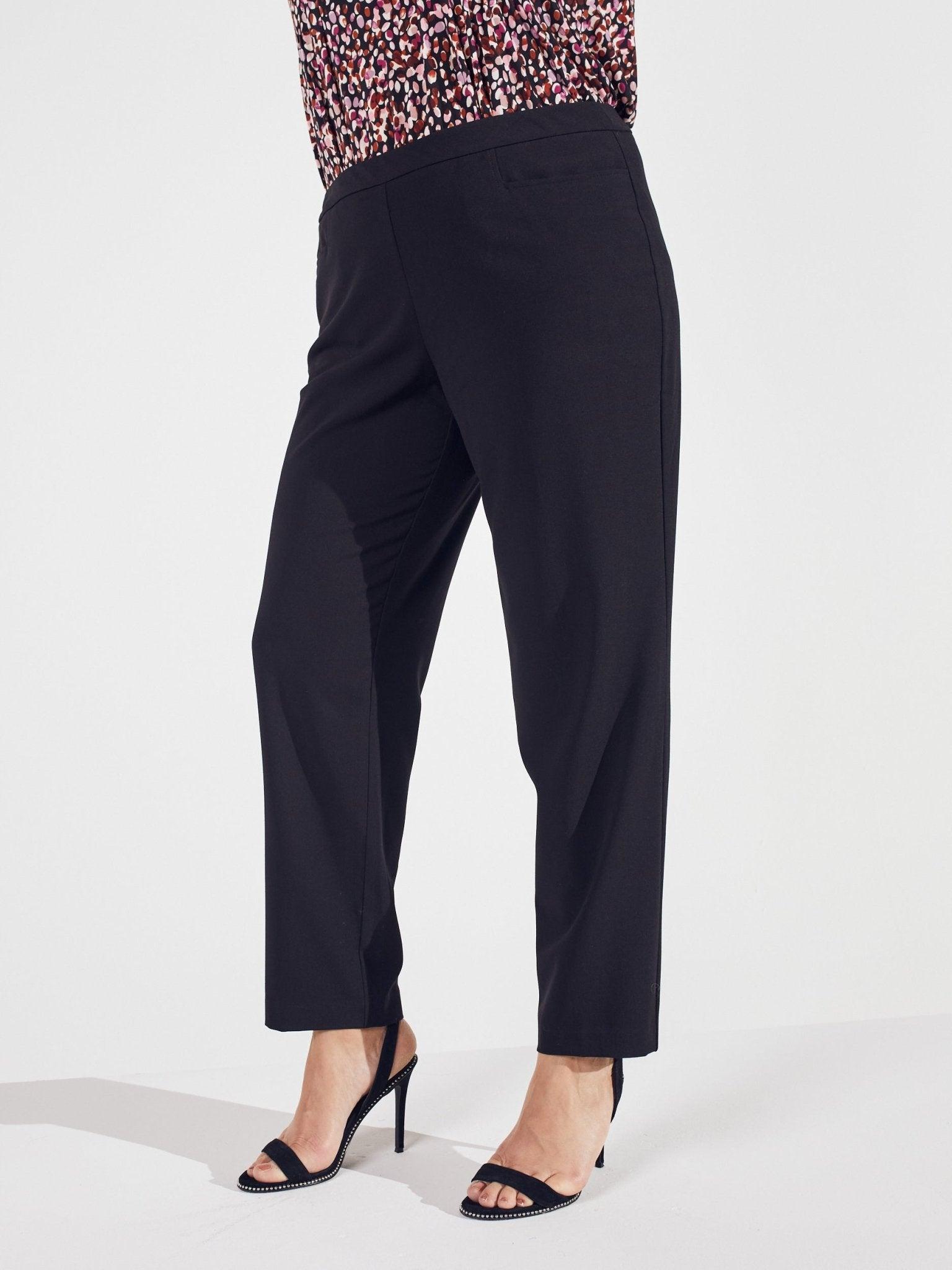 Roz & Ali™ Pull On Tummy Control Pants With L Pockets, Tall Length Plus Product Image