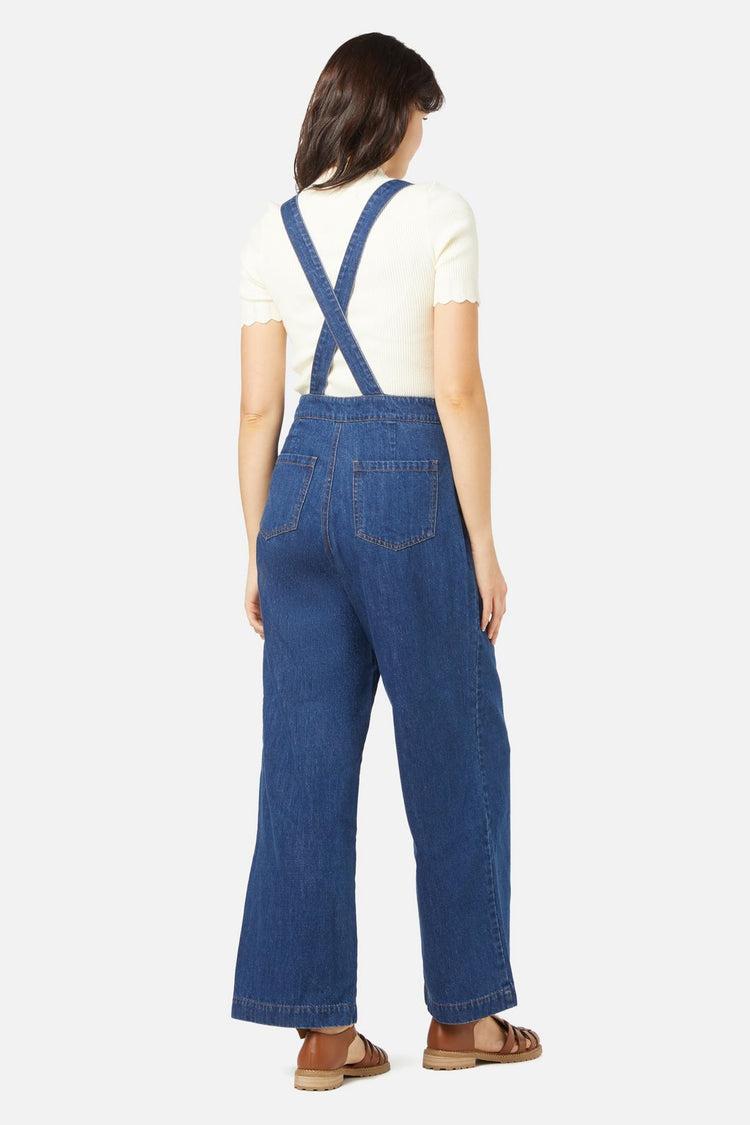 Cat Embroidered Overall Product Image