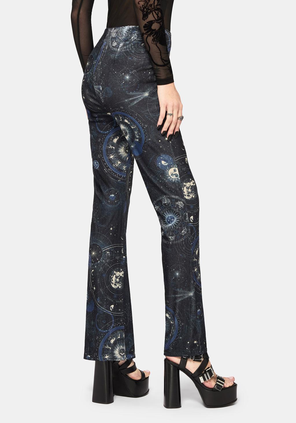Elise Celestial Velour Split Hem Flare Product Image