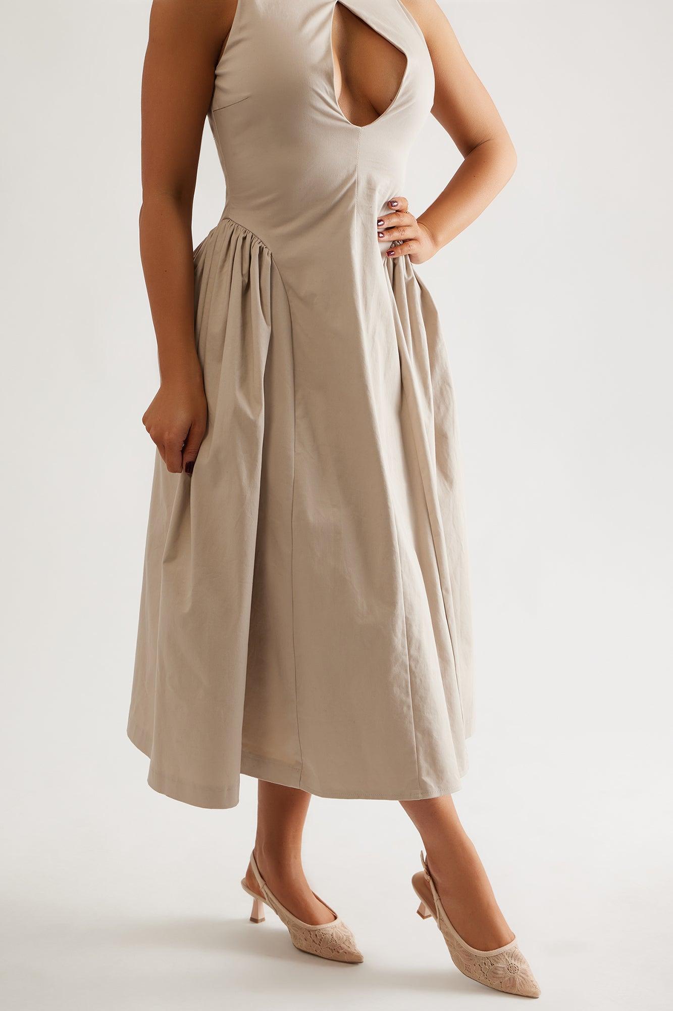 Arica Lace Slingback Pumps - Nude Product Image