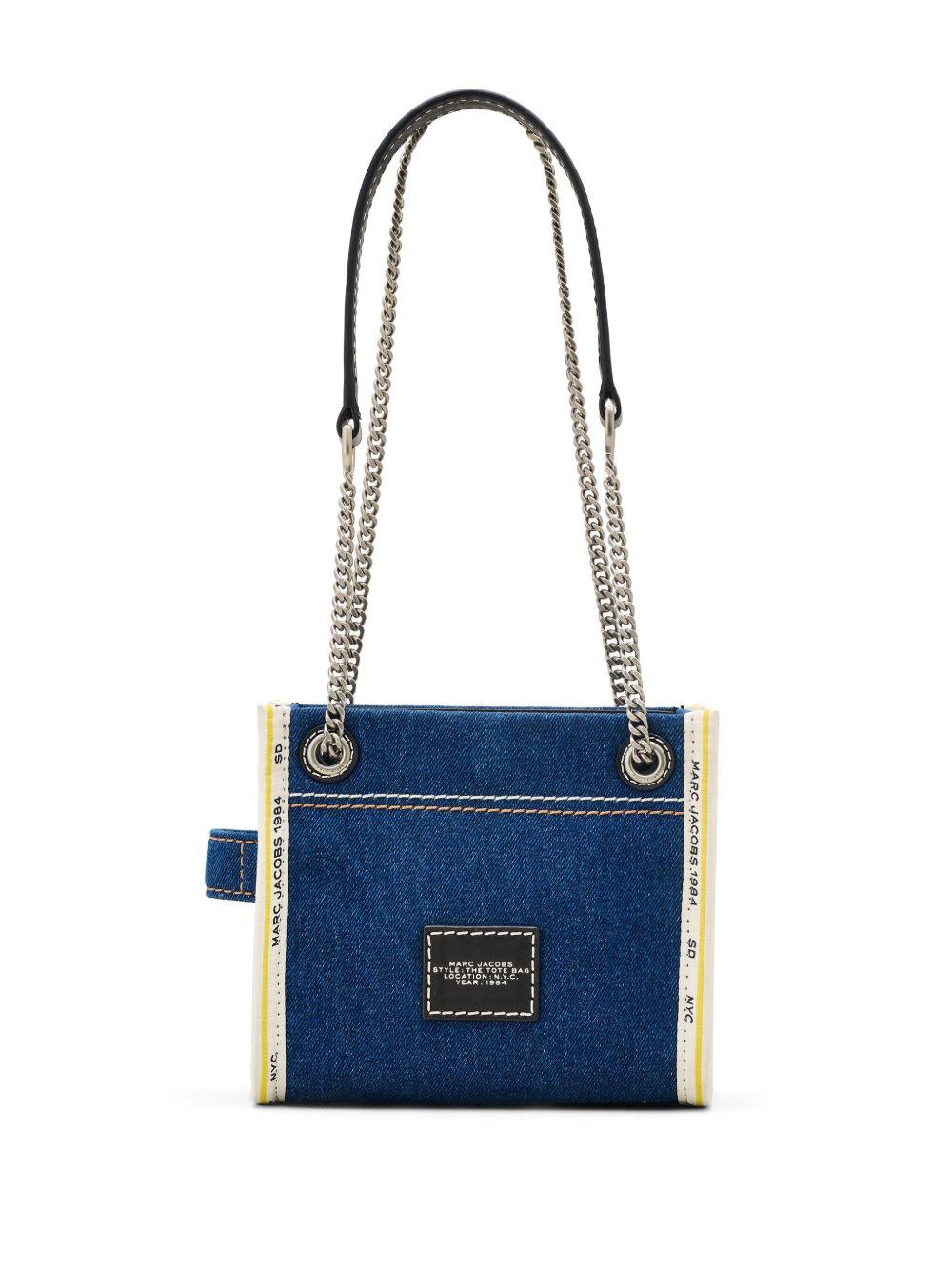 The Denim Chain Crossbody Tote bag Product Image