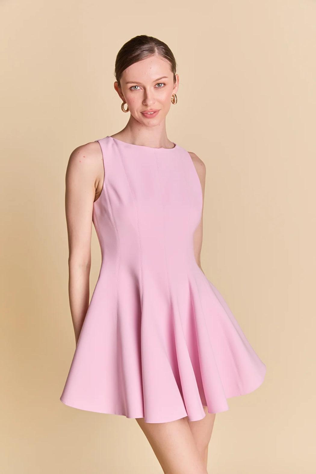 S/L Flare Mini Dress Product Image