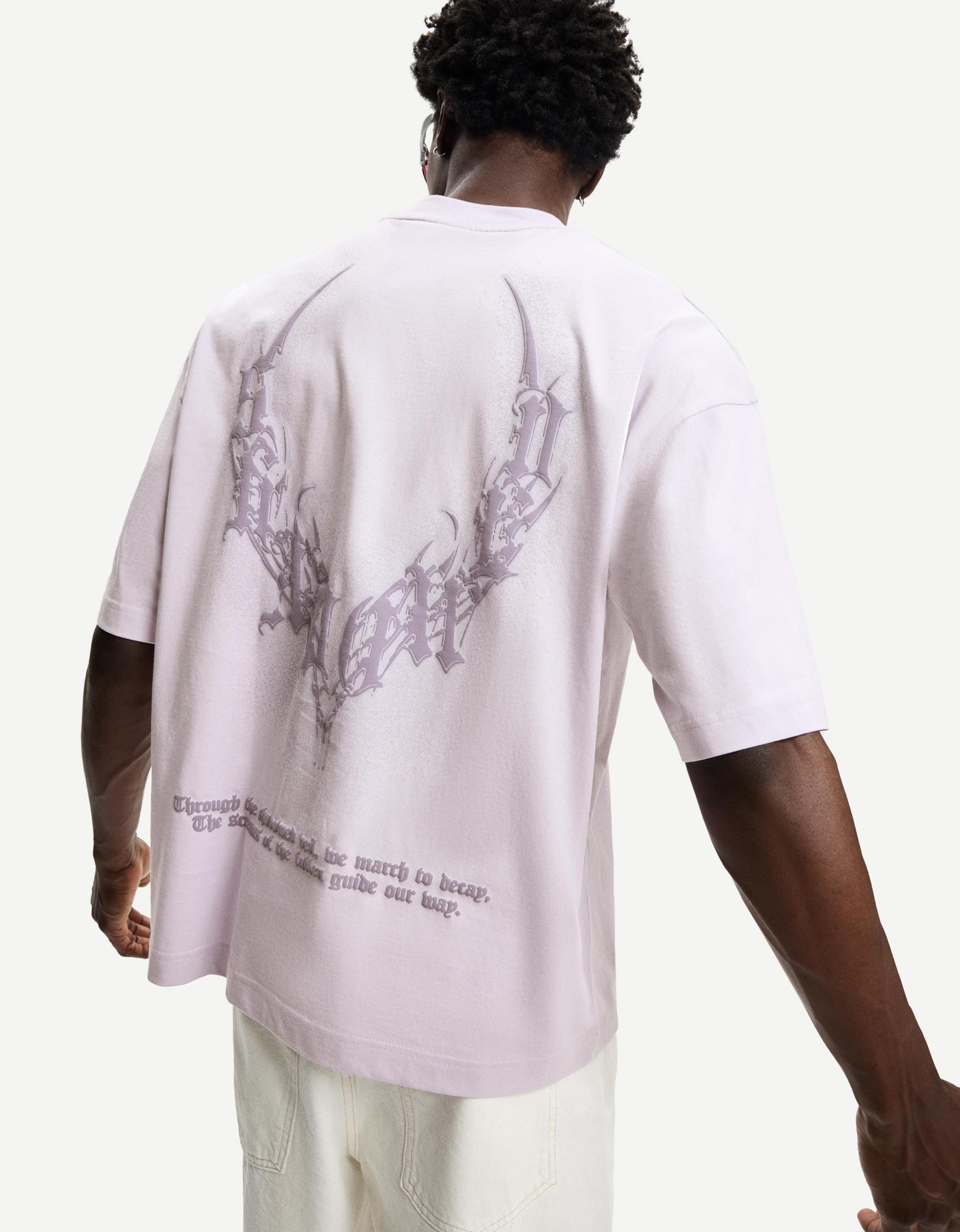 Printed short sleeve oversize T-shirt Product Image