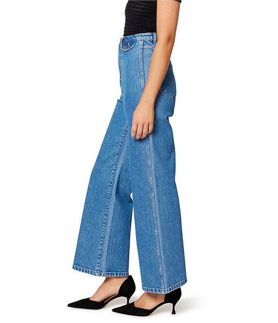 Rolla's Sailor Lia Slim Fit 5 Pocket Full Length Zip Front Wide Leg Jean Product Image