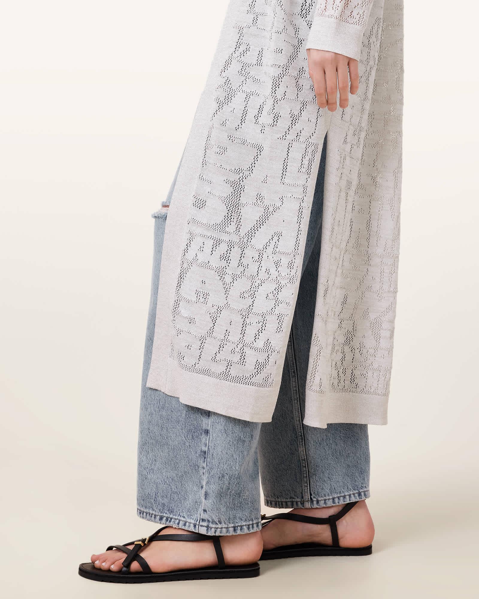 Kaito Open Knit Cardigan Product Image