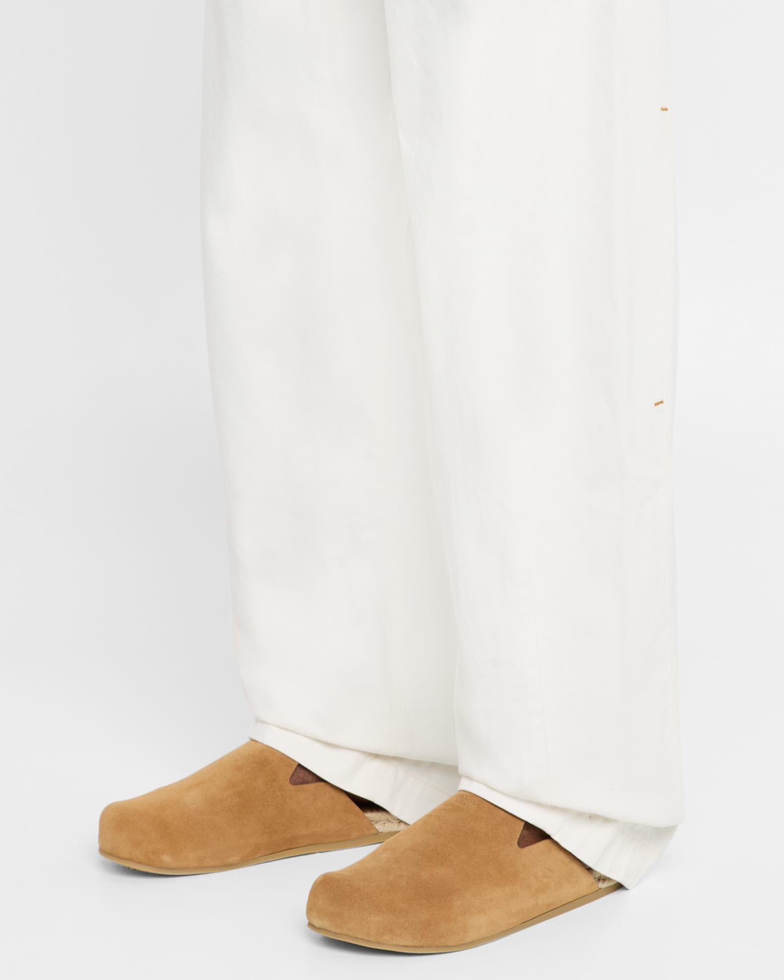 Men's Espadrillas Suede Espadrille Mules Product Image