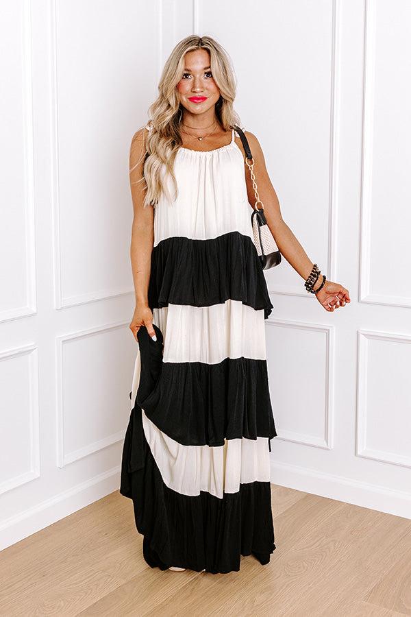 Oceanside Bliss Tiered Maxi Dress Product Image