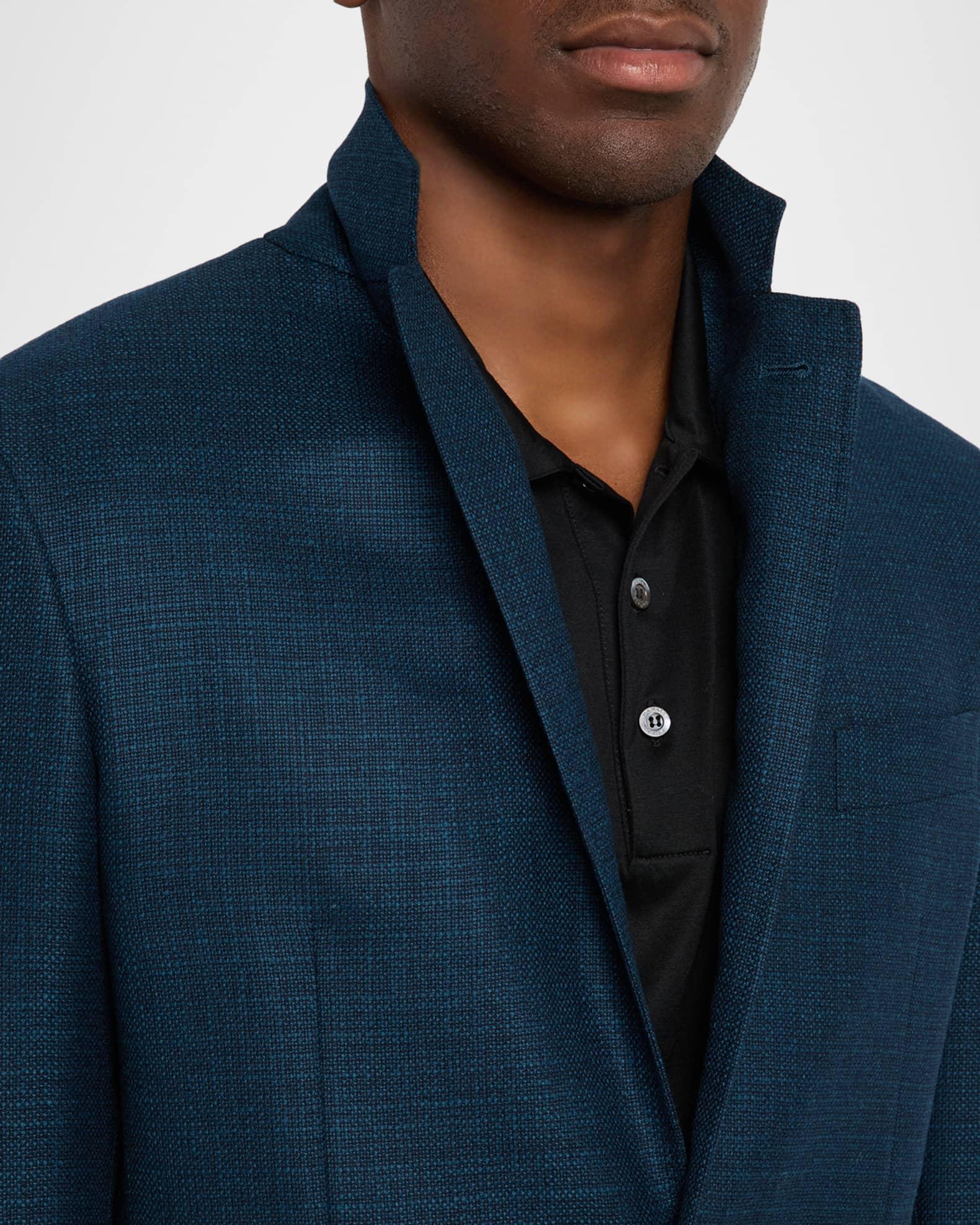 Men's Wool Textured Notch Lapel Sport Coat Product Image