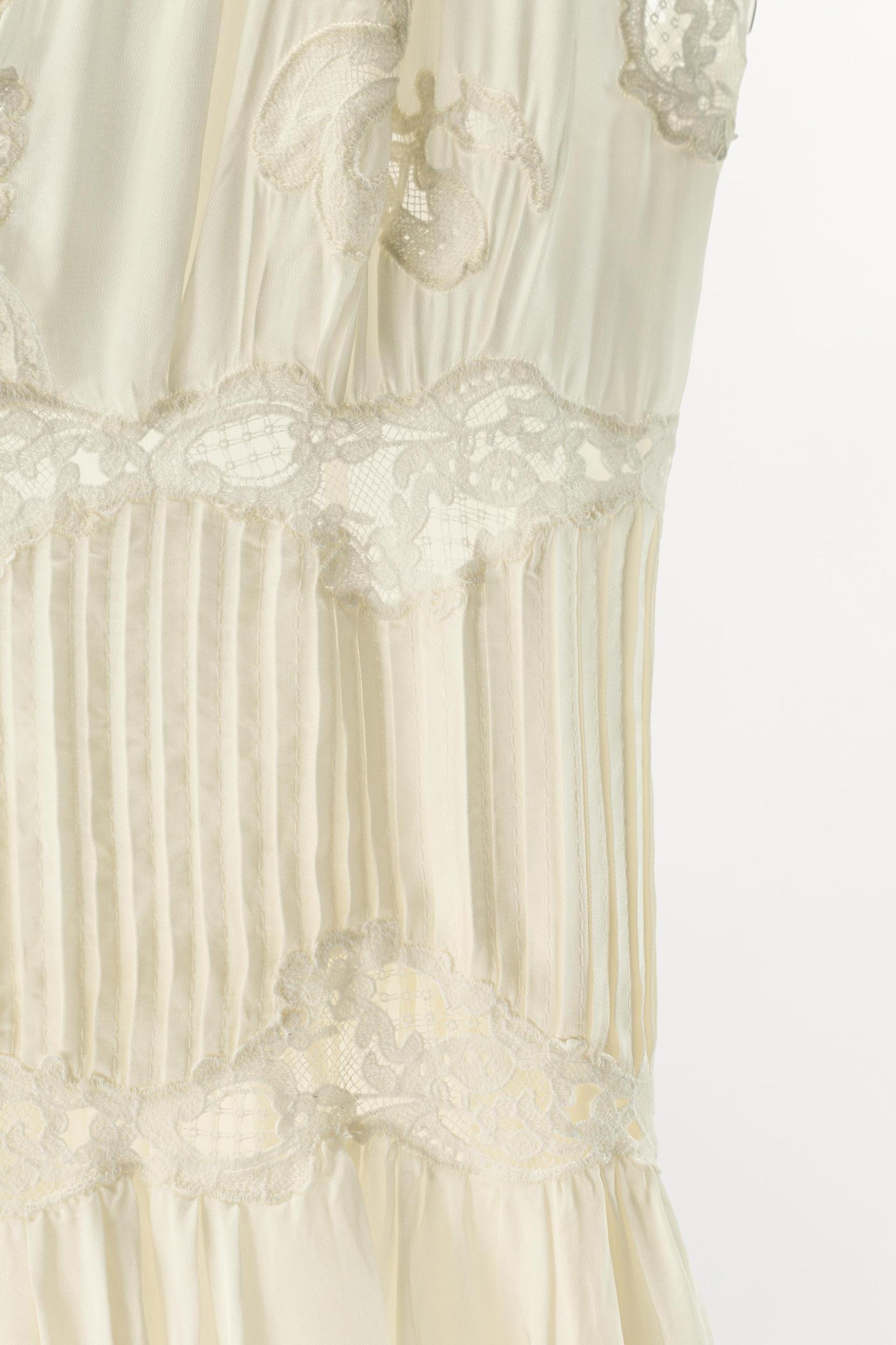 LIMITED EDITION SATIN EFFECT PLEATED LACE DRESS Product Image