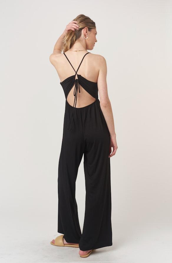 Night Moves Tie Back Jumpsuit Product Image
