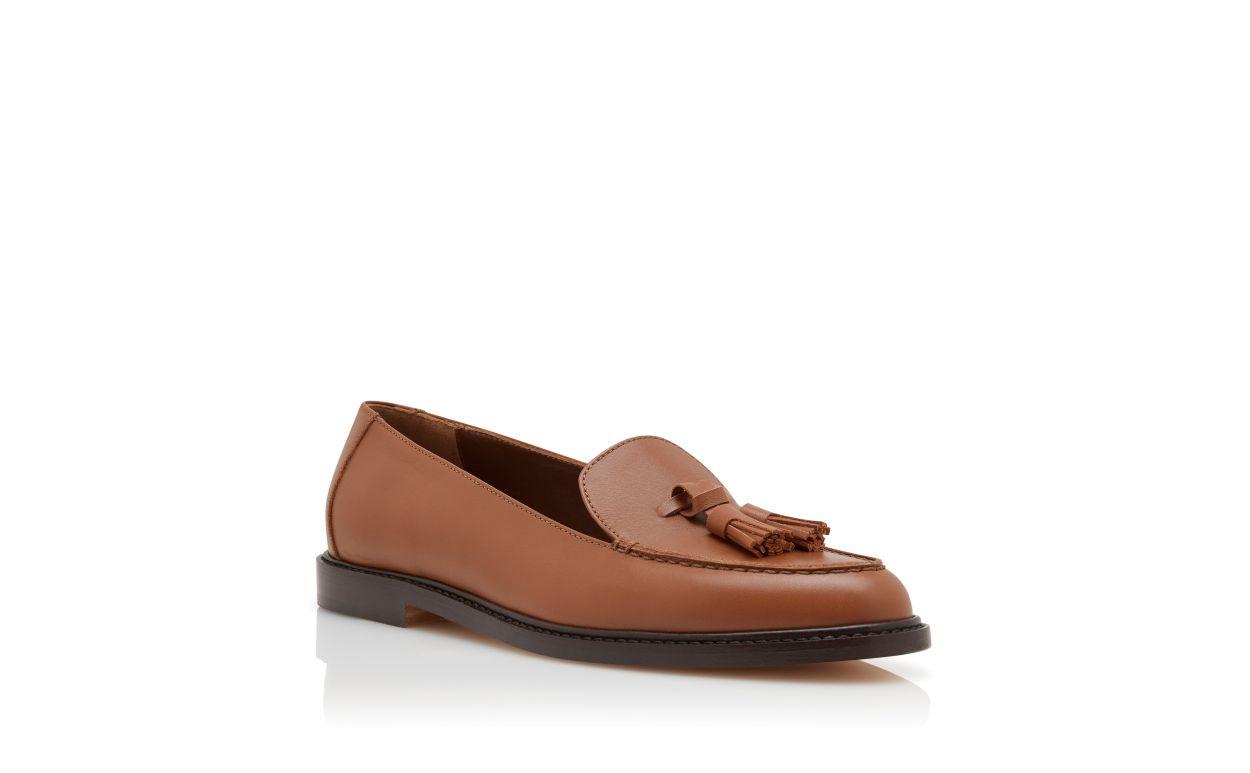 BUCKY Brown Calf Leather Loafers Product Image