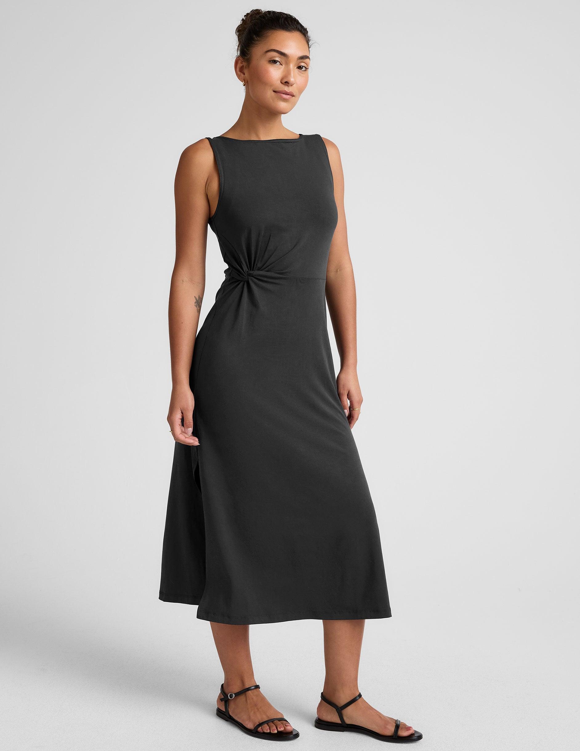 Rotation Side Twist Midi Dress Product Image