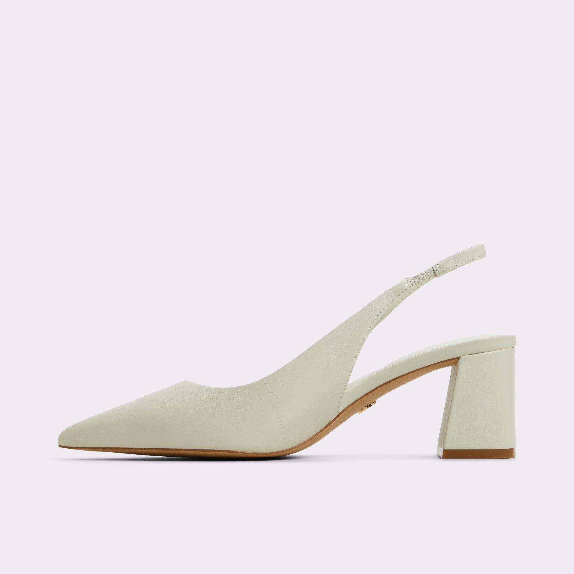 Uliana White/Bone Women's Slingbacks | ALDO US Product Image