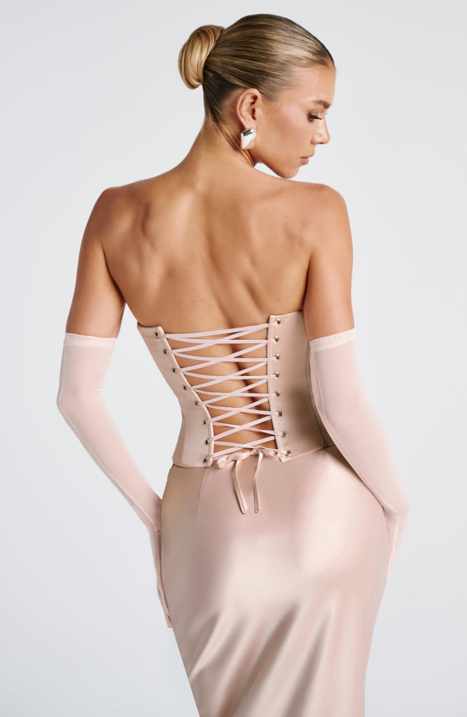 Callista Corset - Soft Peach Product Image