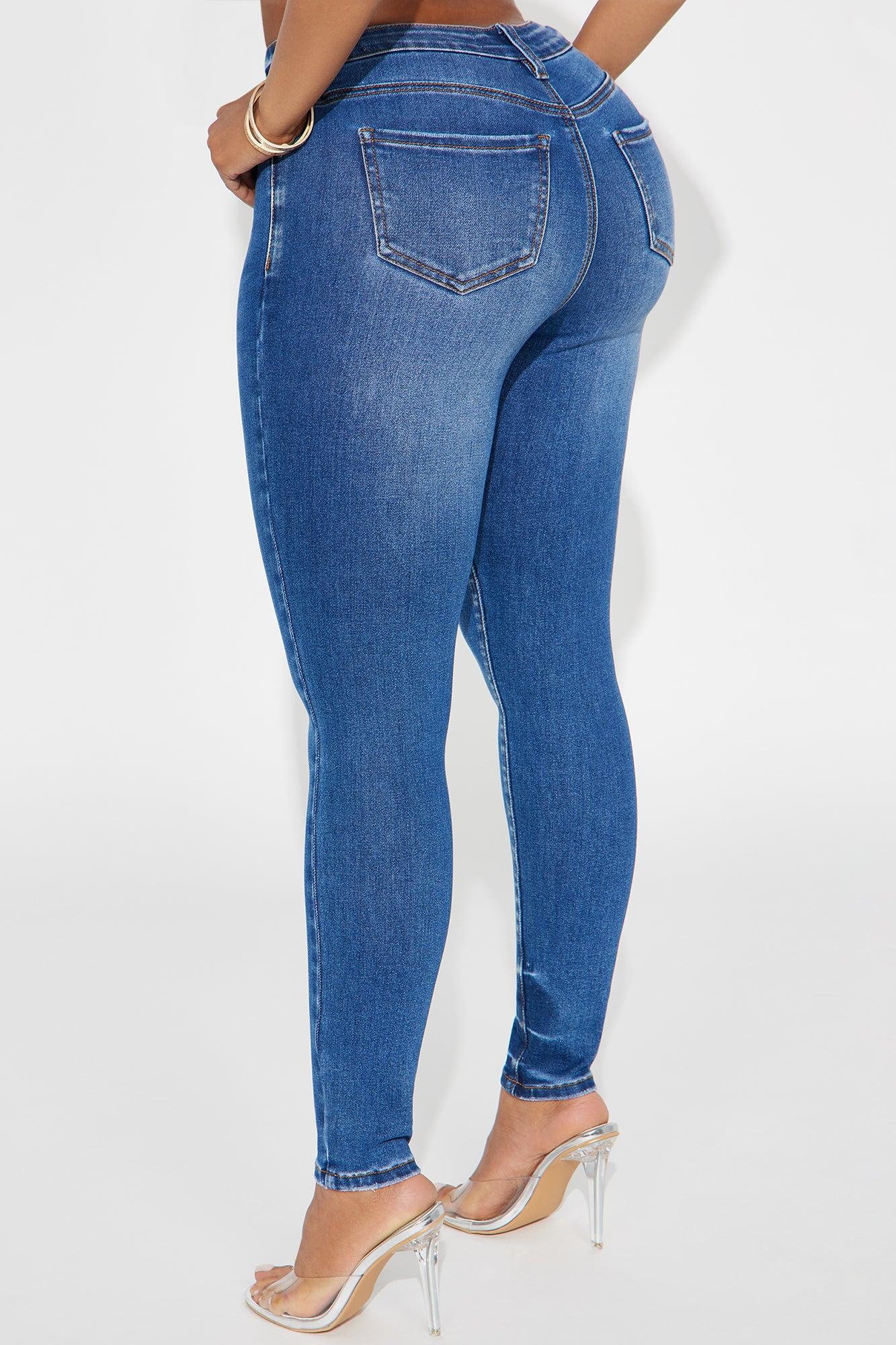 Kalisha Stretch Skinny Jeans - Medium Wash Female Product Image