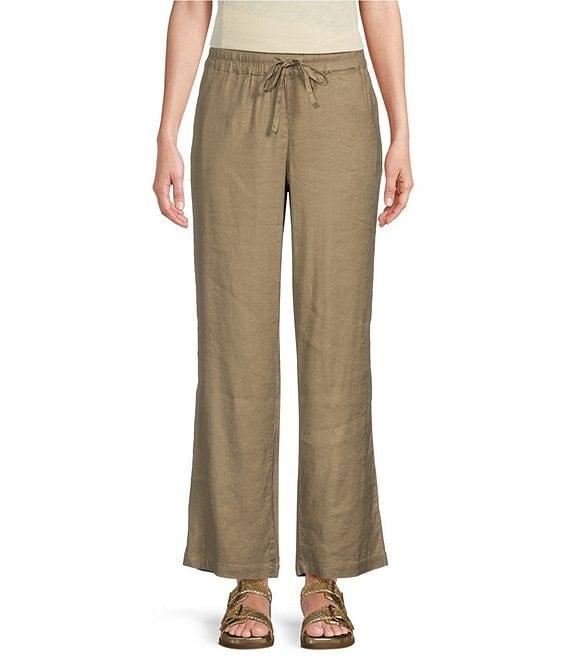 NYDJ Stretch Drawstring Relaxed Pull On Ankle Pants Product Image