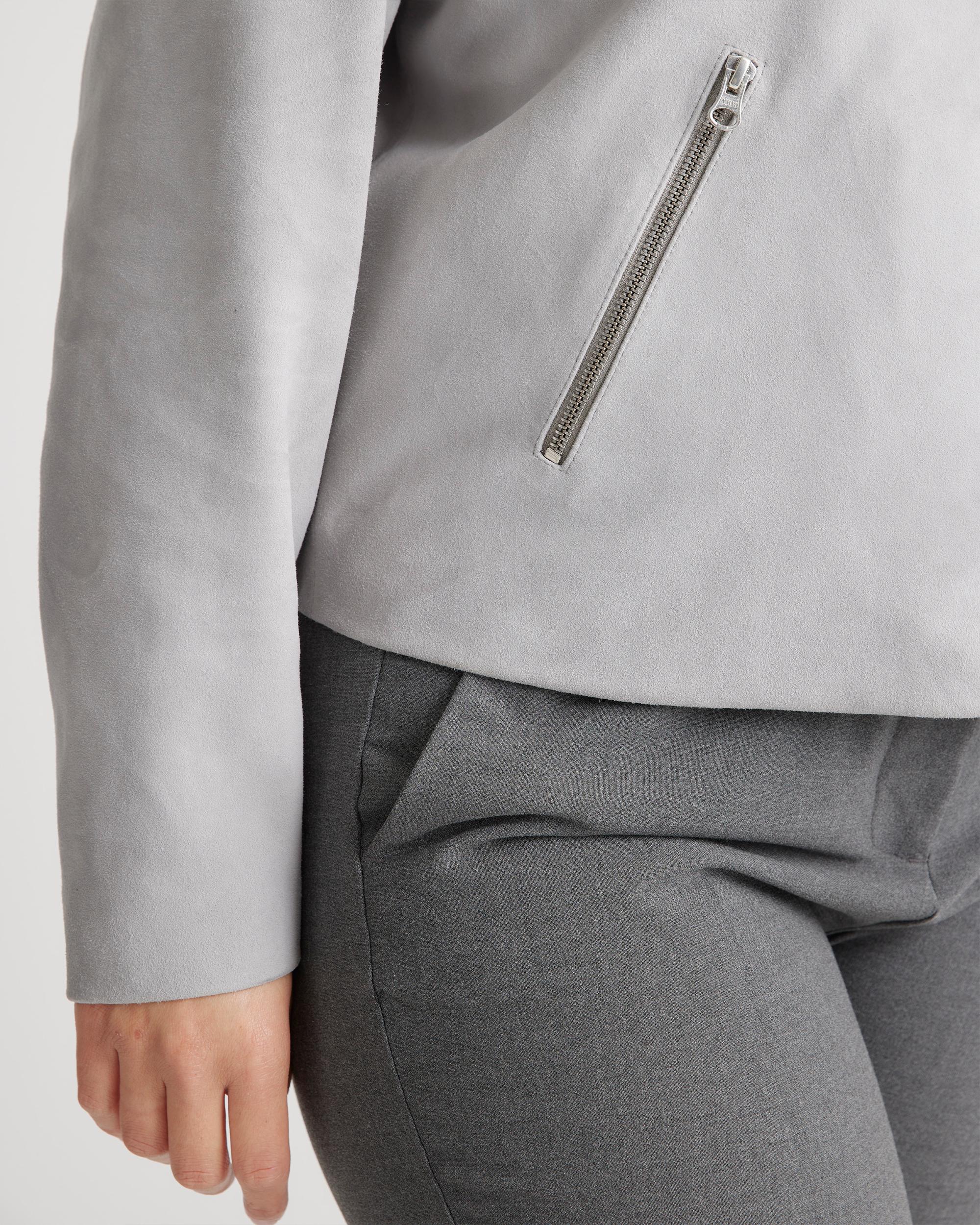 Quince | Women's 100% Suede Biker Jacket Leather Product Image