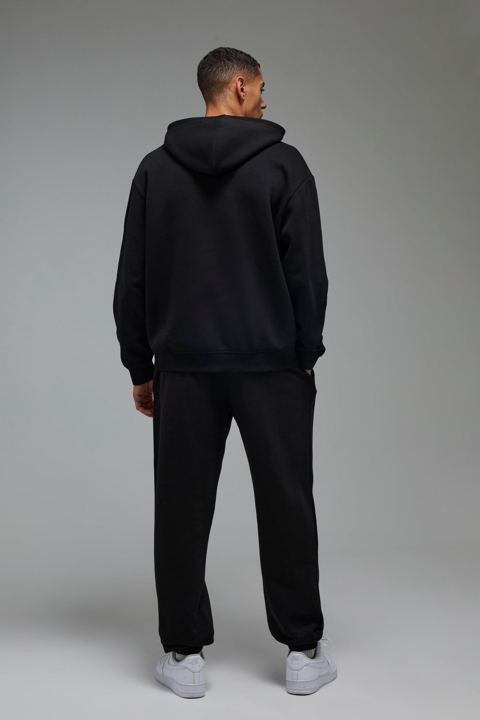 Man Active Blurred Oversized Sweatpants | boohooMAN USA Product Image