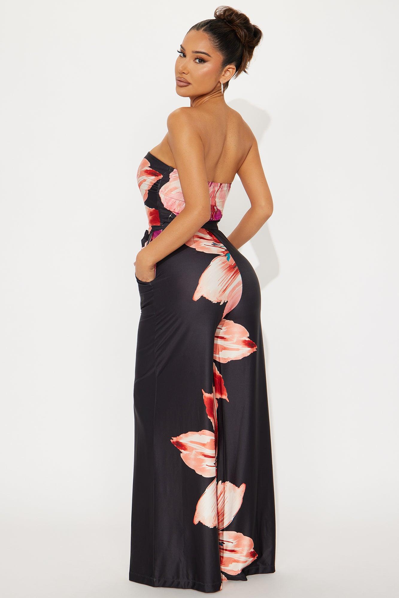 Time Out Jumpsuit - Black/combo Product Image