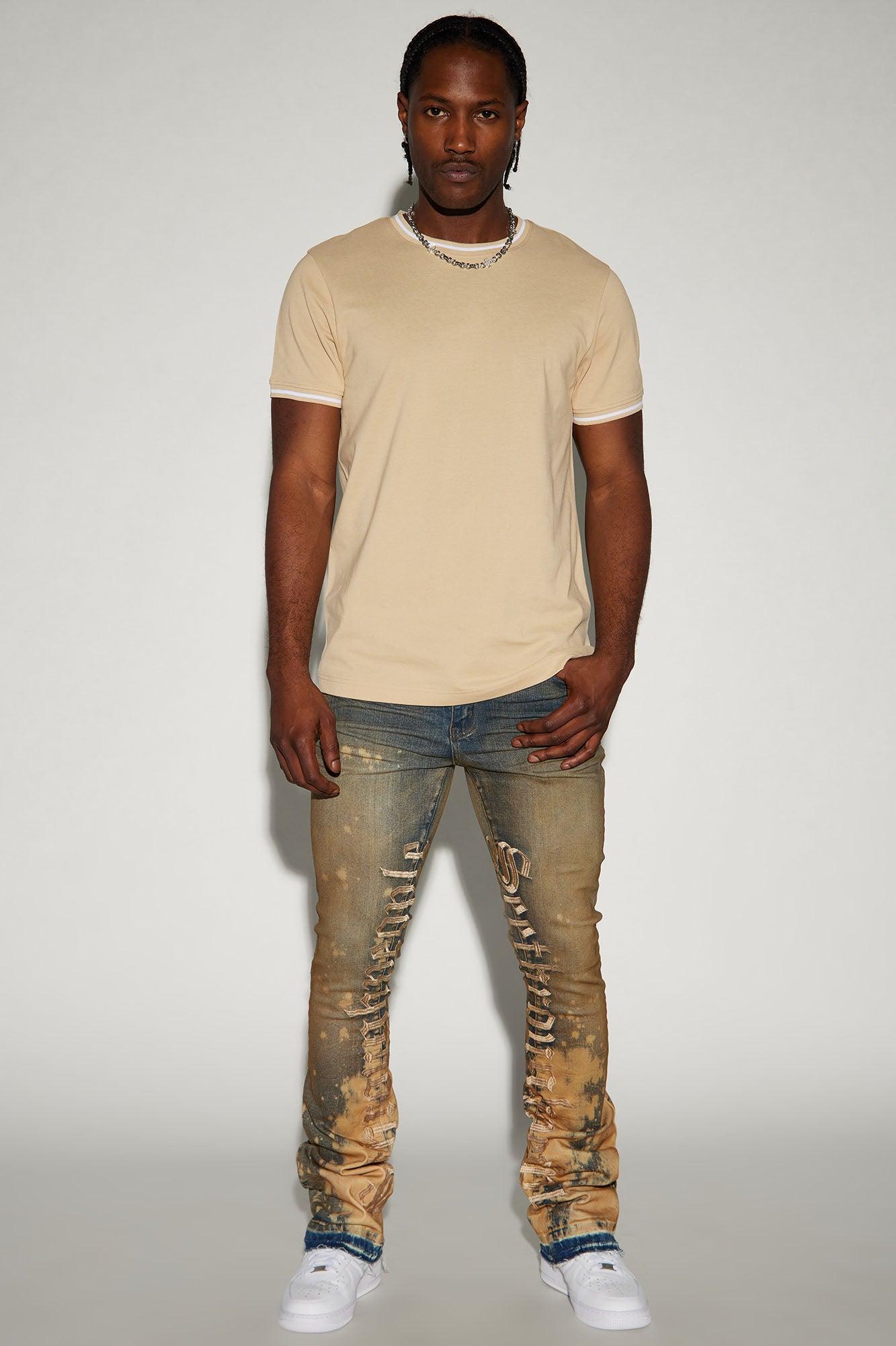 Jaxon Short Sleeve Tee - Tan Product Image