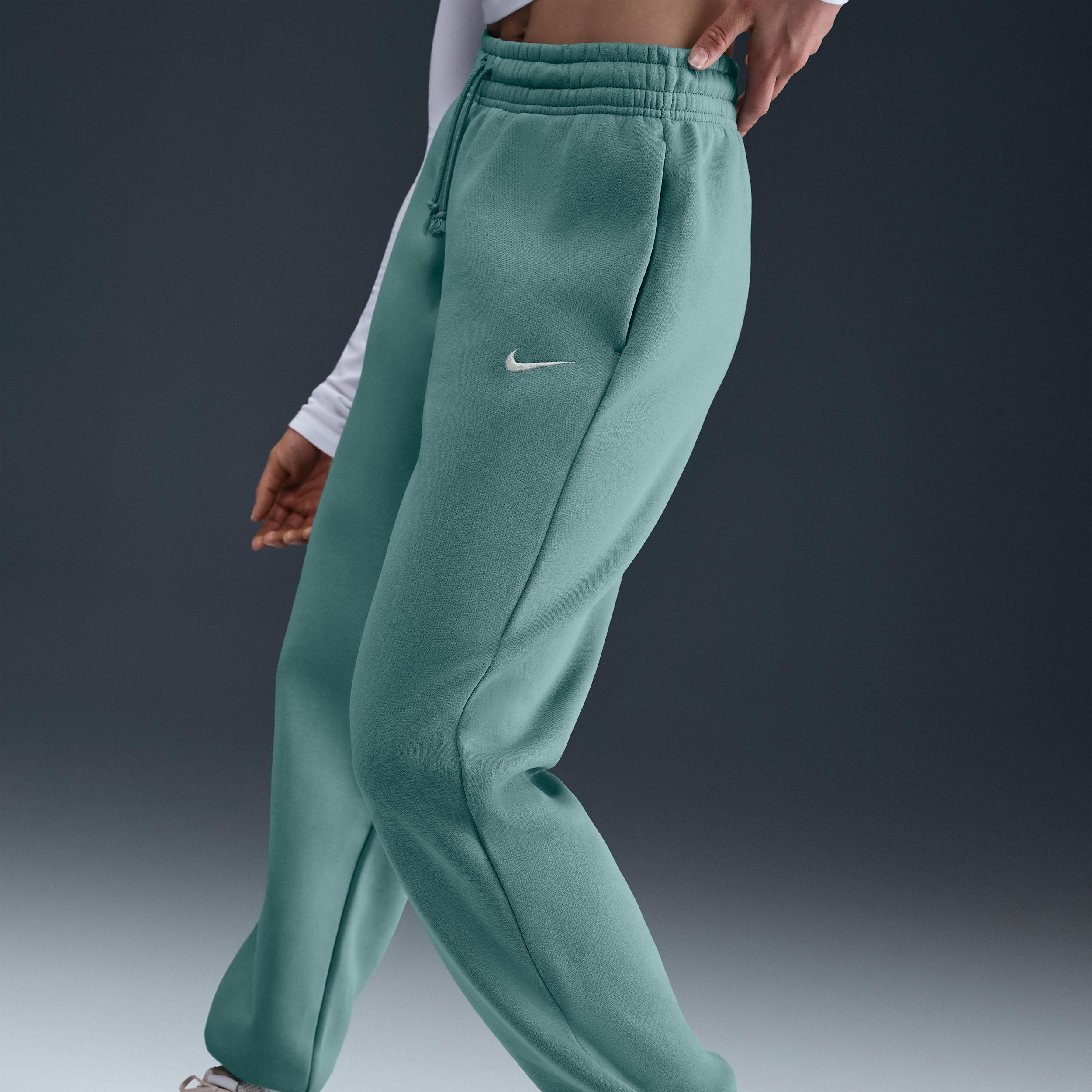 Womens Nike Sportswear Phoenix Fleece High-Waisted Oversized Sweatpants | FZ5996-017 Product Image