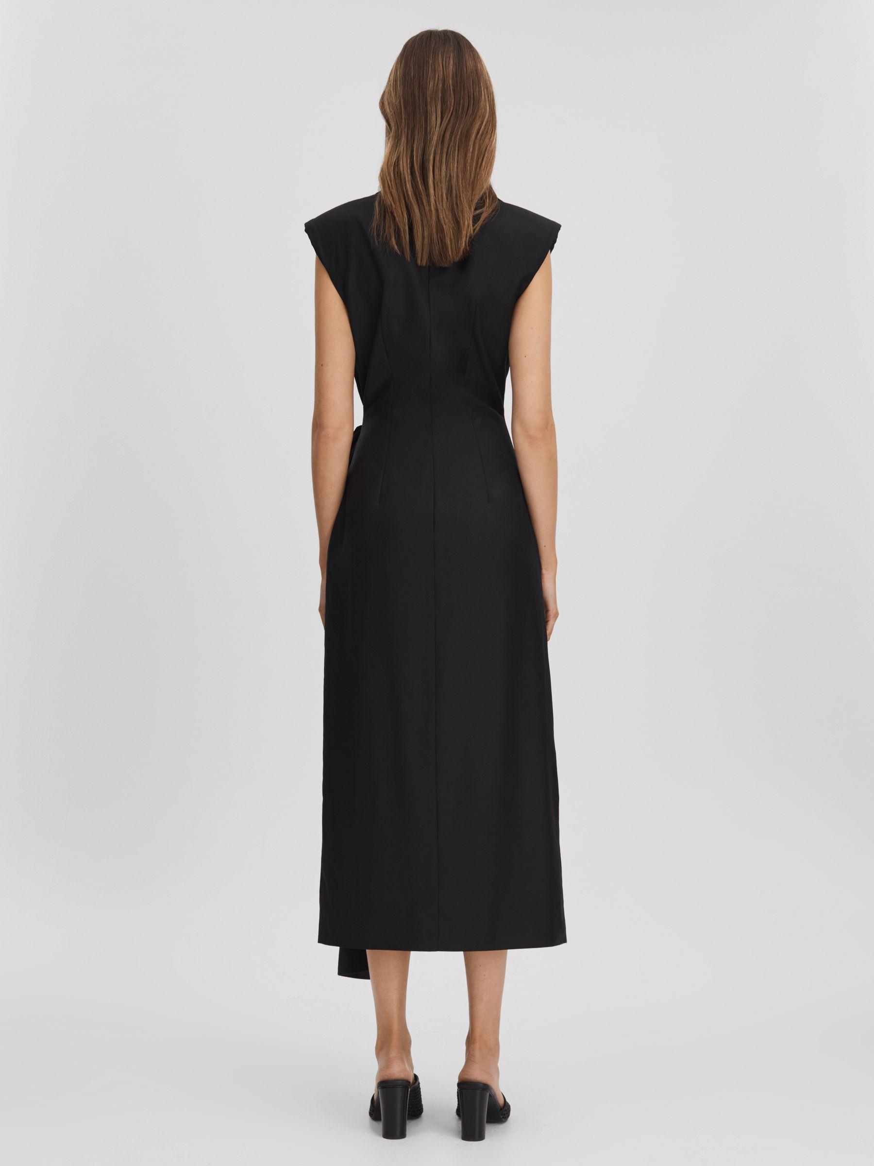 Anna Quan Wrap Front Maxi Dress in Black Product Image