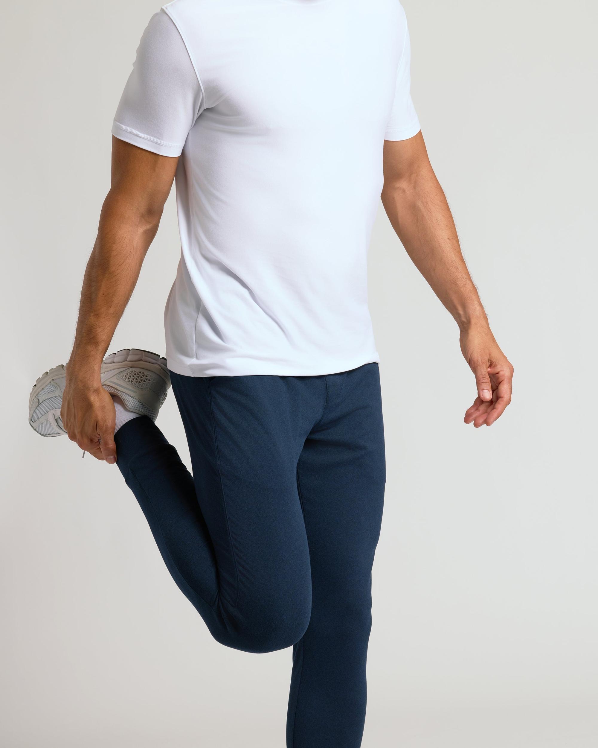 Dark Heather Navy Active Joggers Product Image